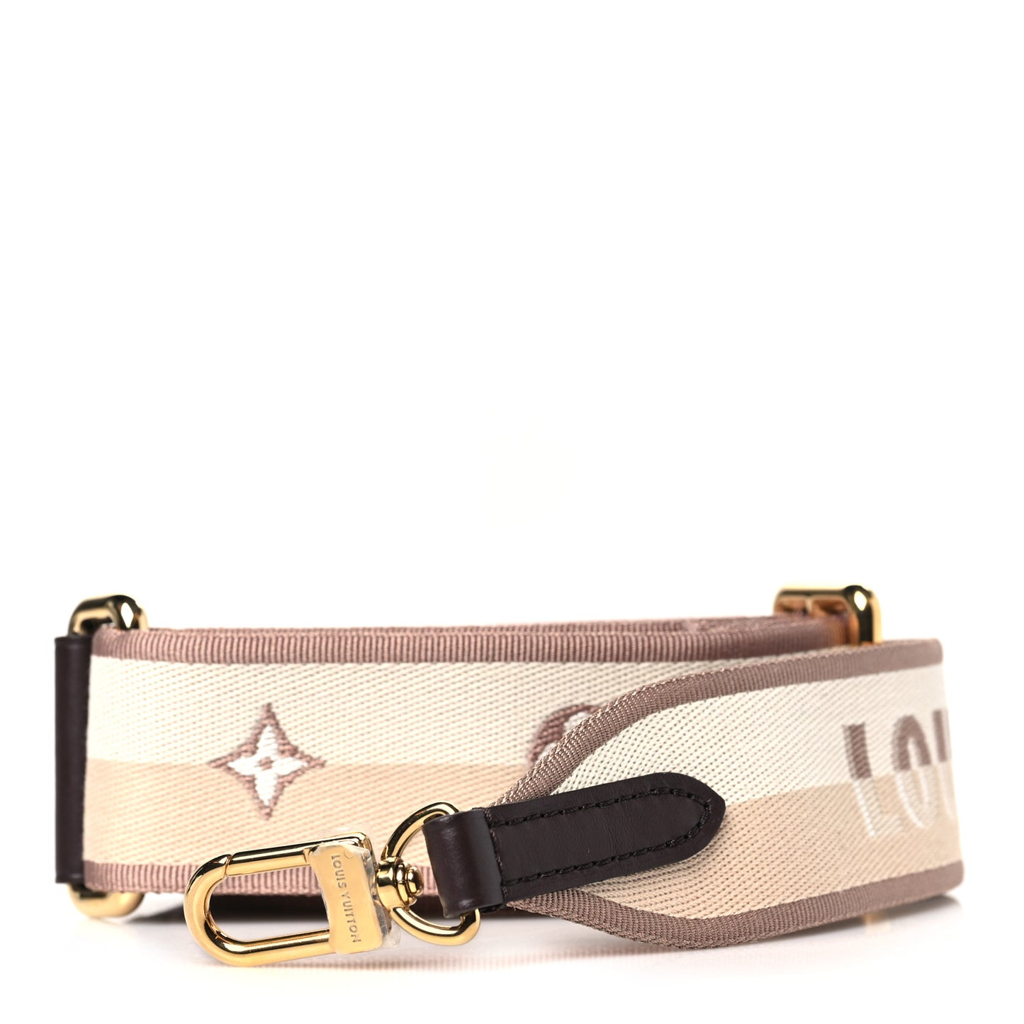 Jacquard Speedy Bandouliere 20 Shoulder Strap Beige Brown