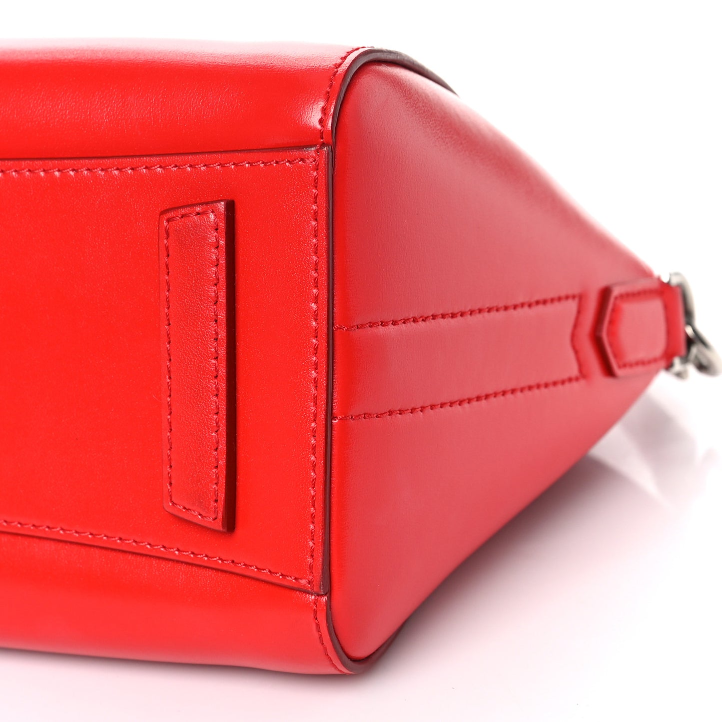 Shiny Lord Calfskin Mini Antigona Red