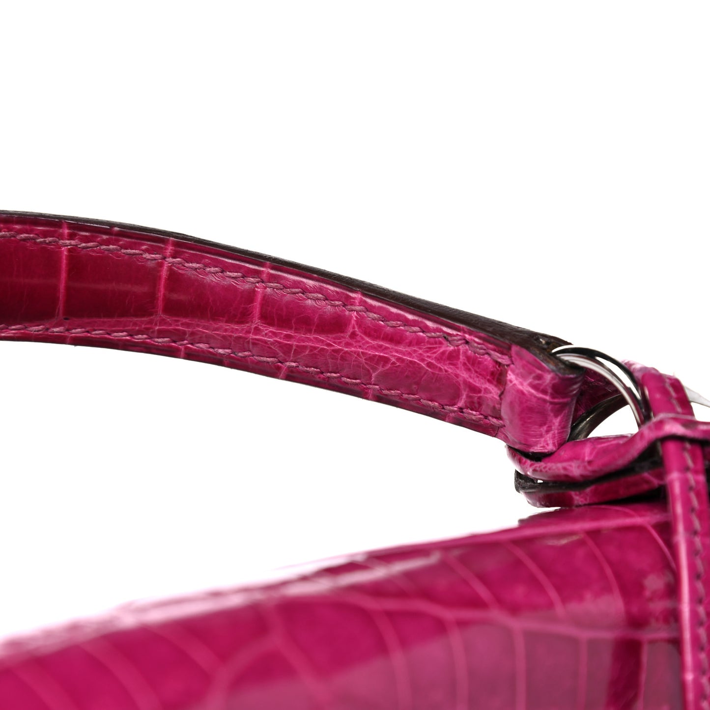 Shiny Niloticus Crocodile Kelly Sellier 32 Rose Scheherazade