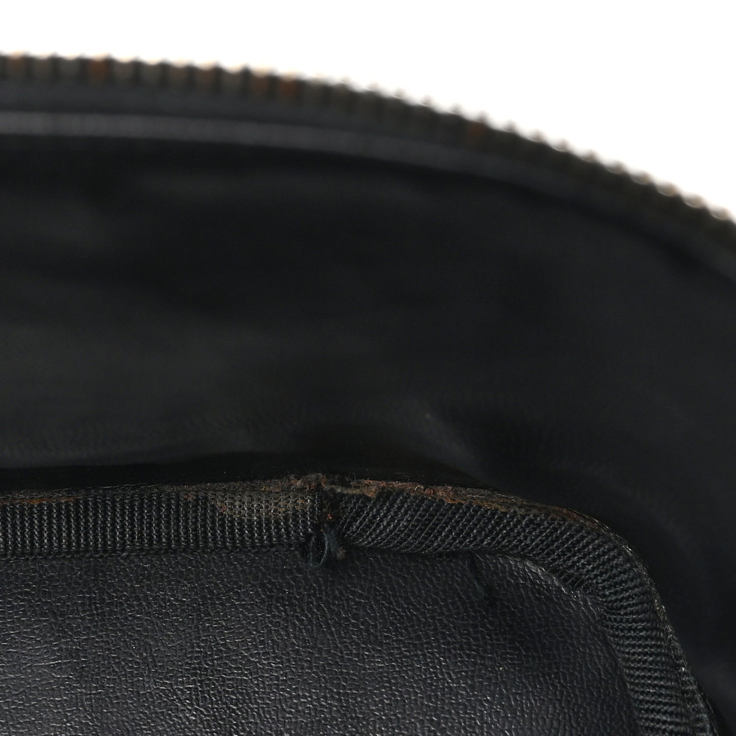 Lambskin Vanity Cosmetic Bag Black