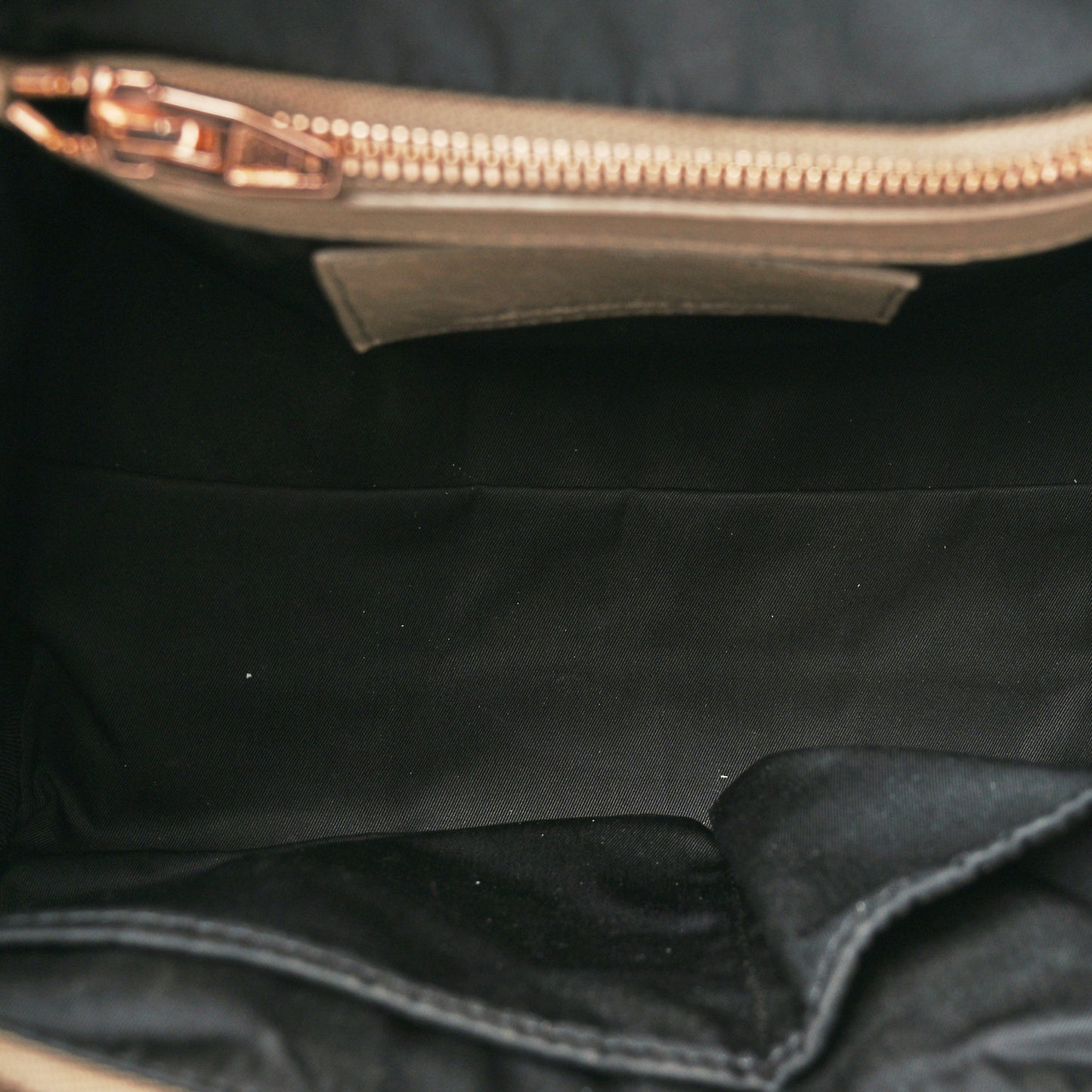 Pebbled Lambskin Rockie Latte Rose Gold Hardware