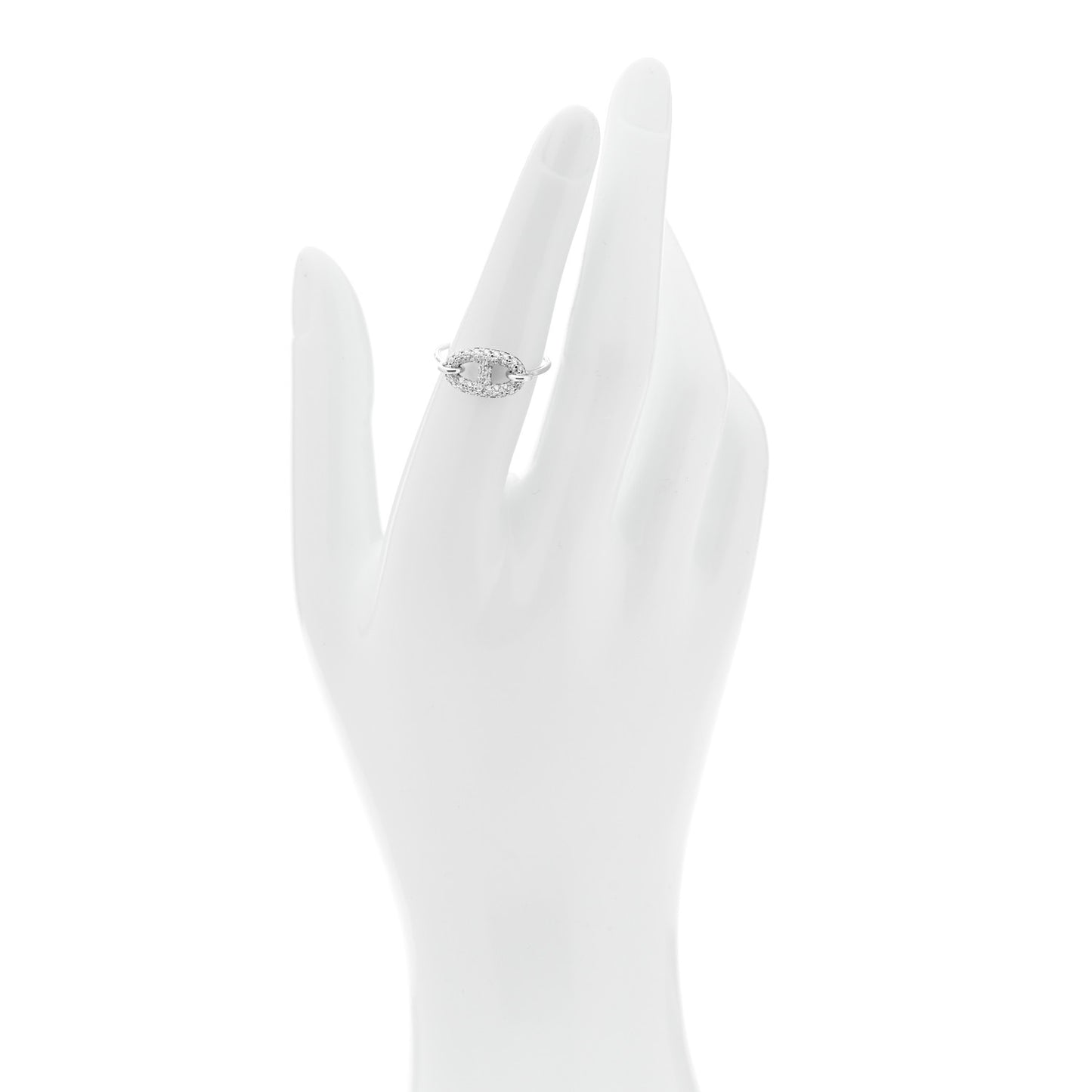 18K White Gold Diamond New Farandole Ring 52 6