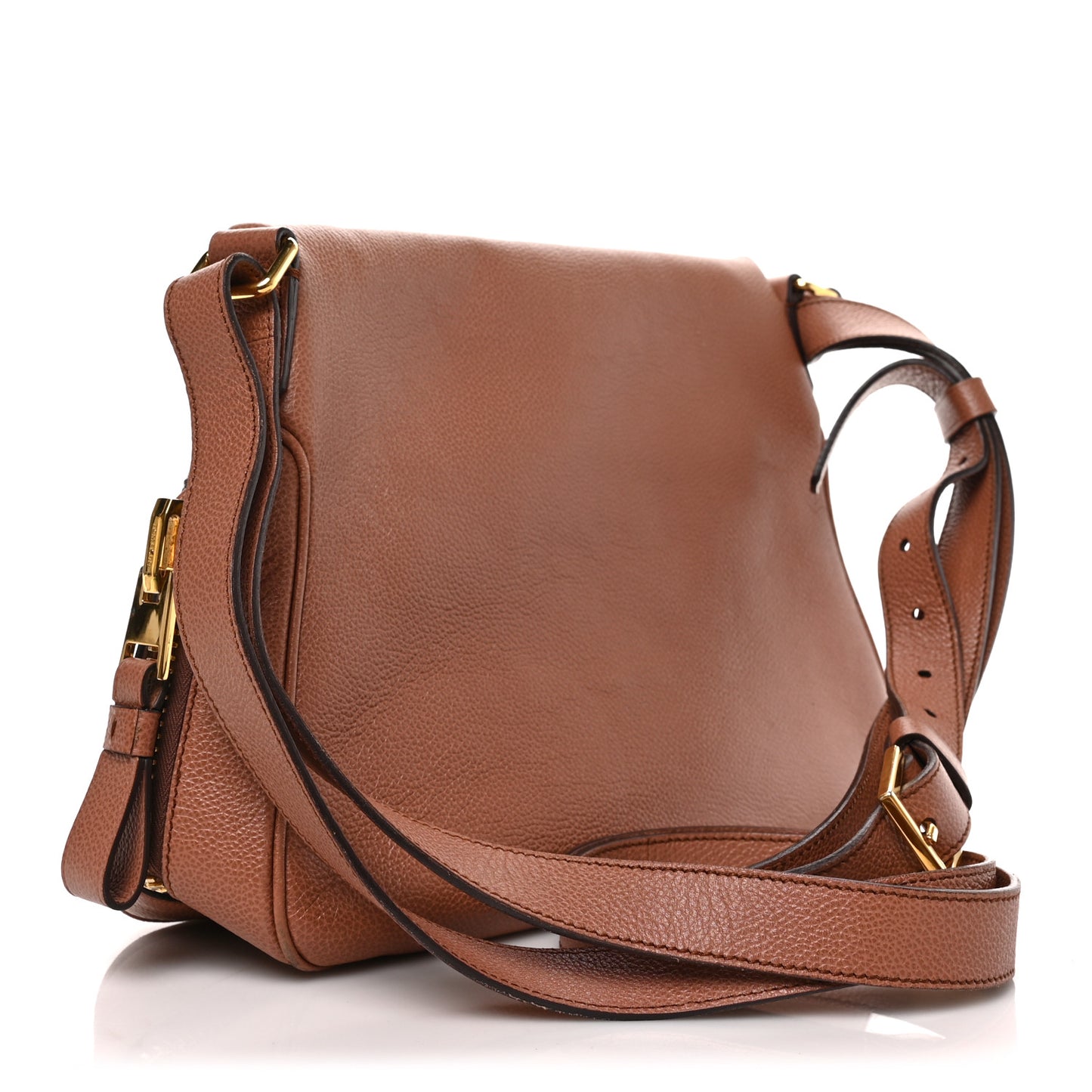 Calfskin Medium Jennifer Crossbody Caramel