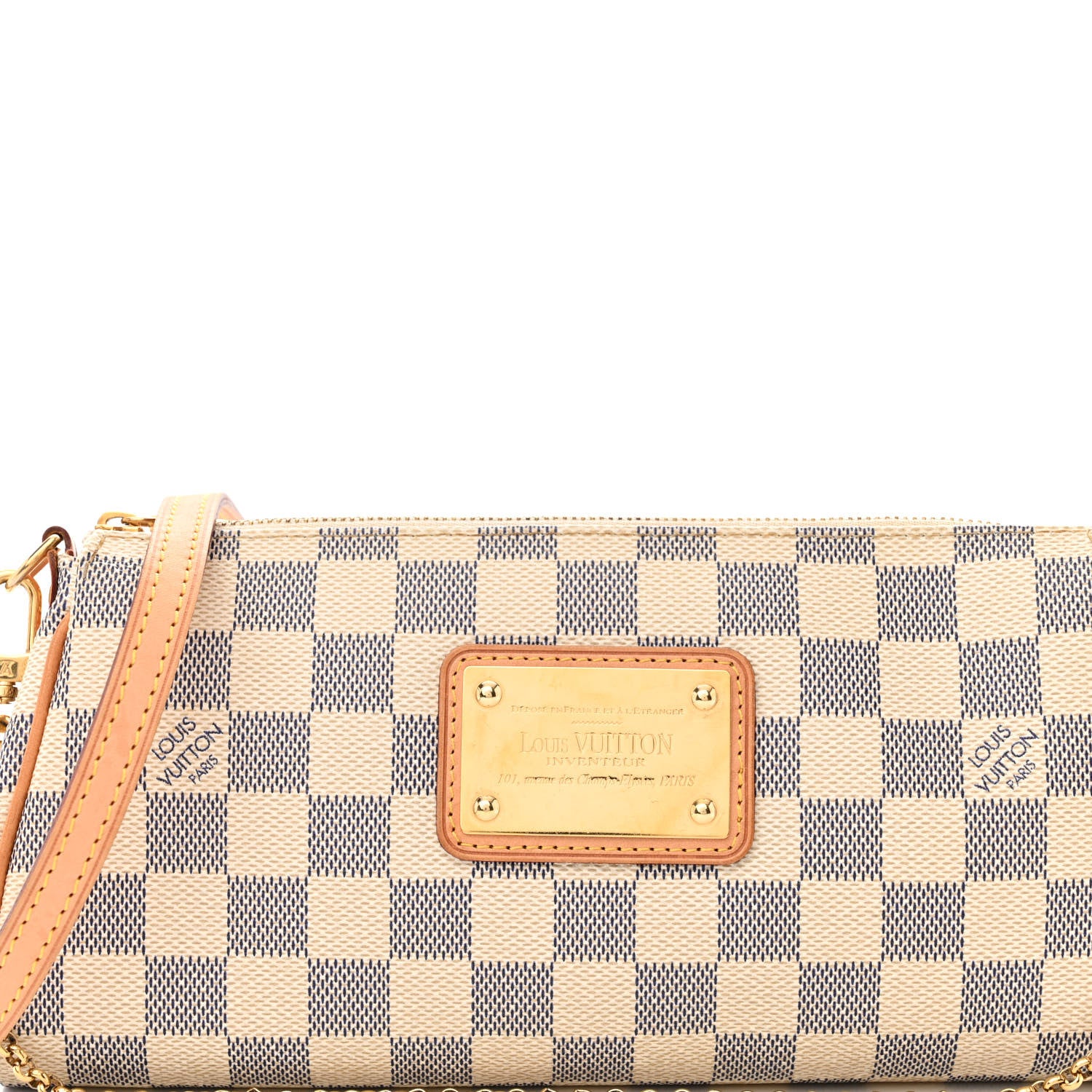 Louis Vuitton Damier Azur Eva Clutch 7 of 10