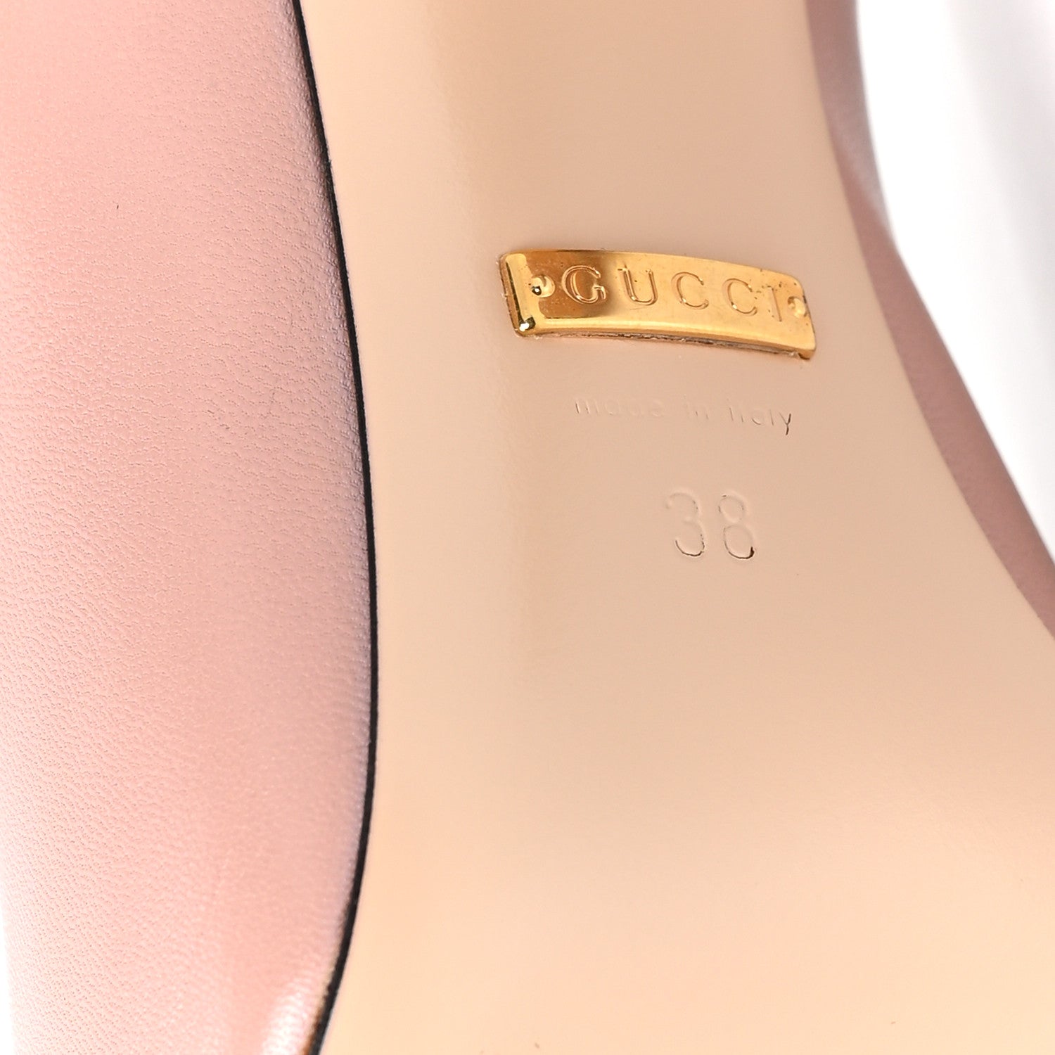 Gucci Malaga Kid Heart Pumps 38 Pink 6 of 10