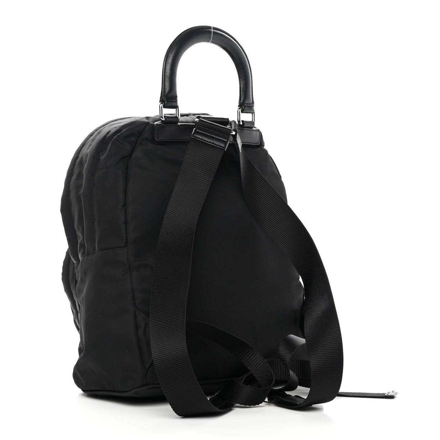 Tessuto Nylon Medium Dome Backpack Black