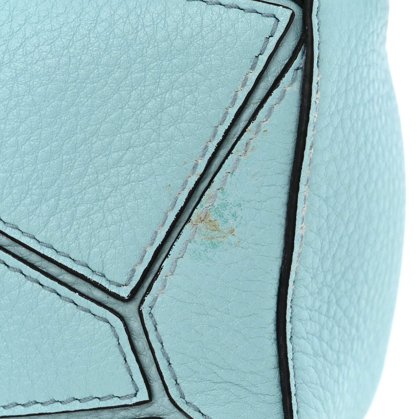 Calfskin Mini Puzzle Bag Light Blue