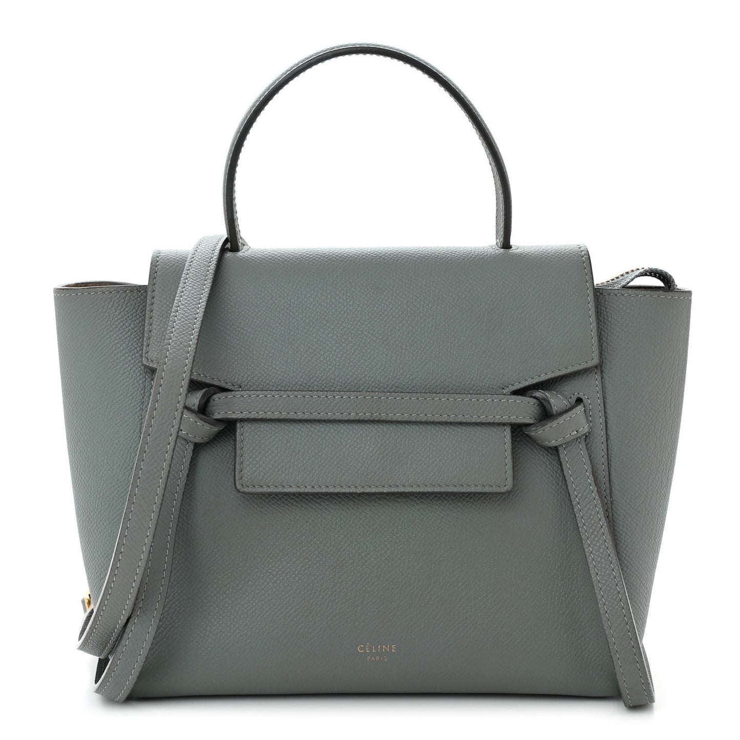 Grained Calfskin Nano Belt Bag Storm