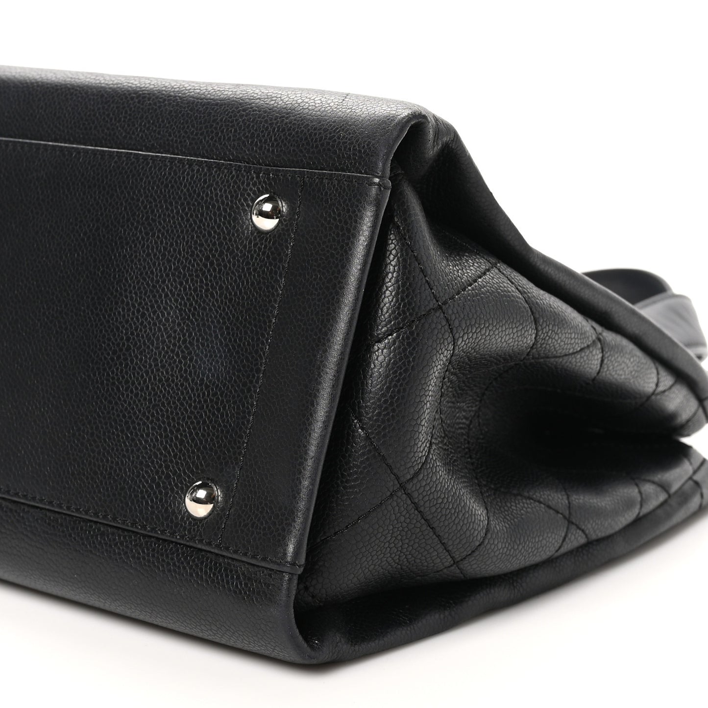 Caviar Executive Cerf Shopper Tote Black