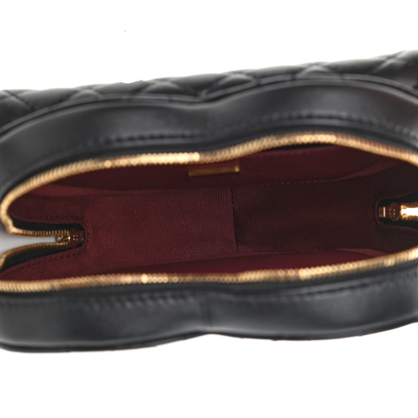 Lambskin Quilted CC In Love Heart Bag Black