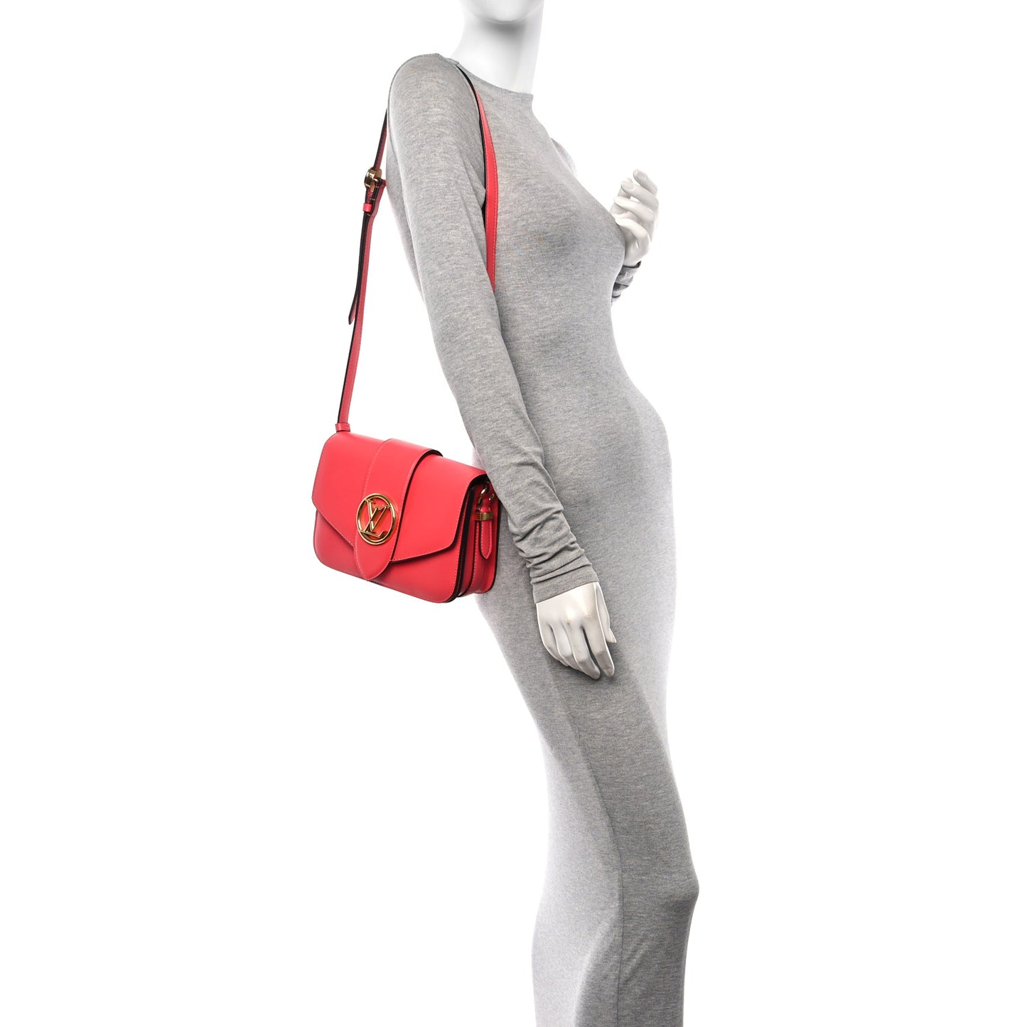 Smooth Calfskin LV Pont 9 Dahlia