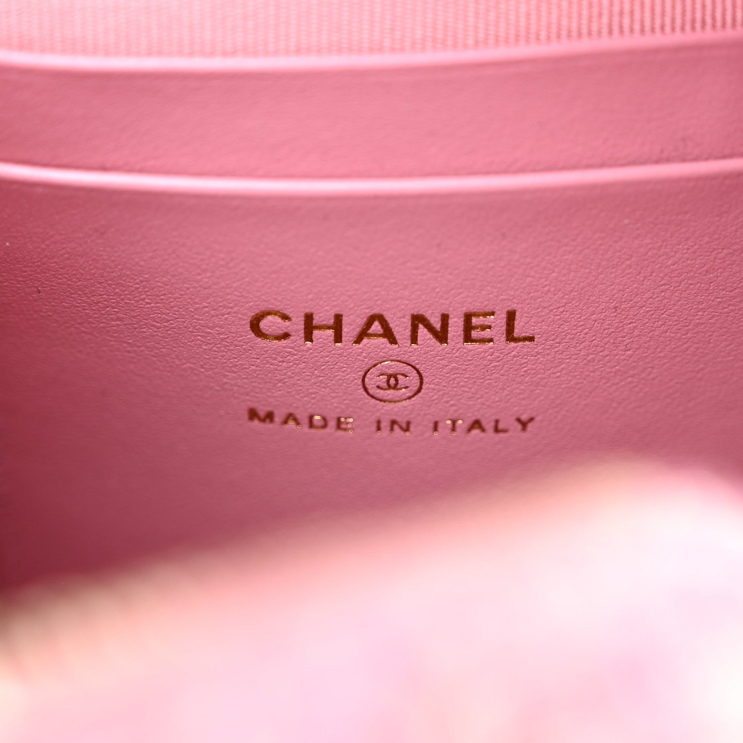 Tweed Quilted CC Mini Classic Backpack Pink