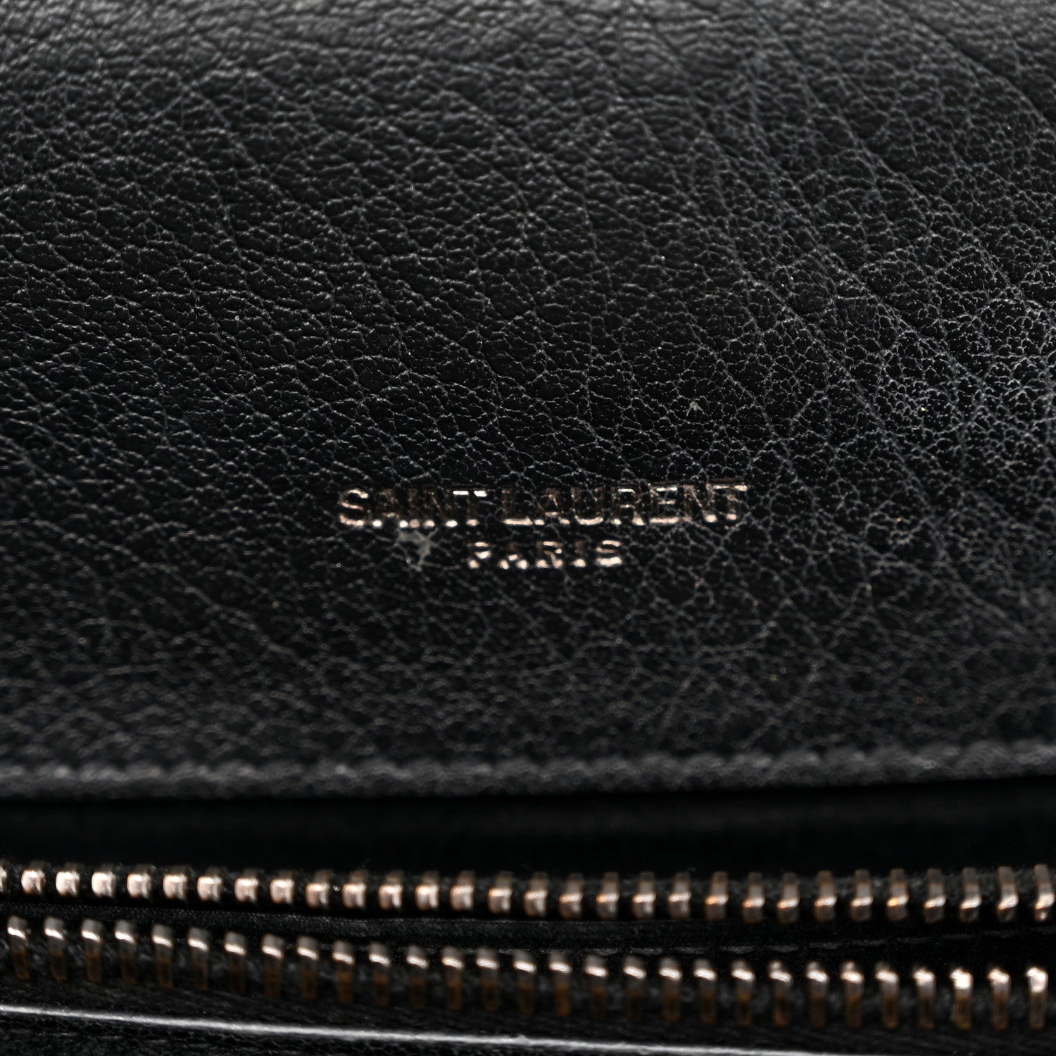 Saint Laurent Sheepskin Matelasse Chevron Monogram Medium College Bag Black 6 of 14