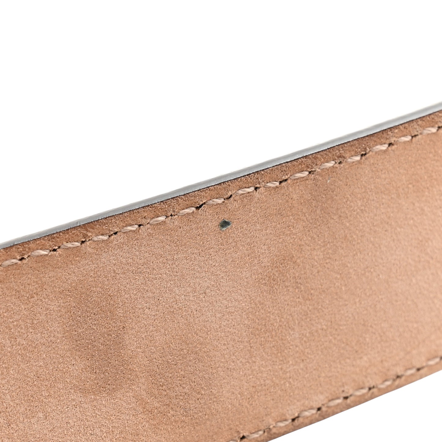 Calfskin Crystal Interlocking G Belt 85 34 Golden Beige
