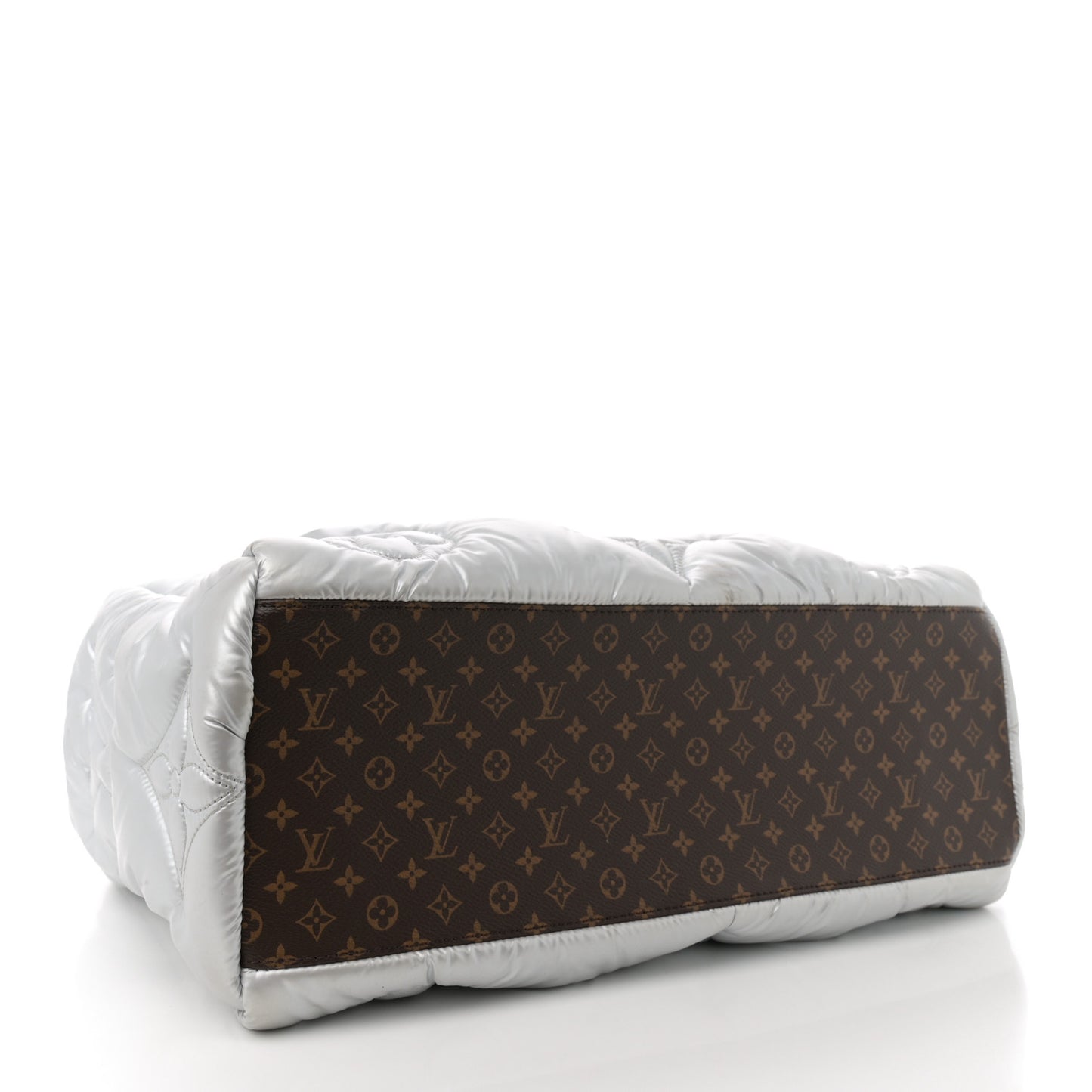 Econyl Monogram Pillow Giant Onthego GM Silver