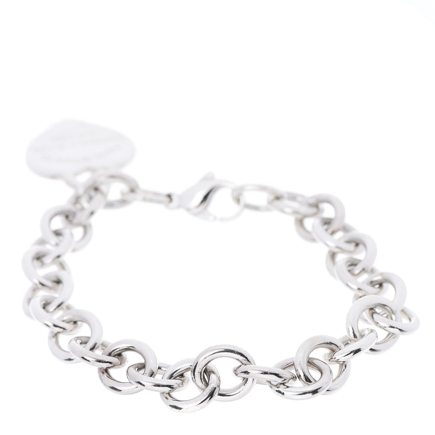 Sterling Silver Return to Heart Tag Charm Bracelet