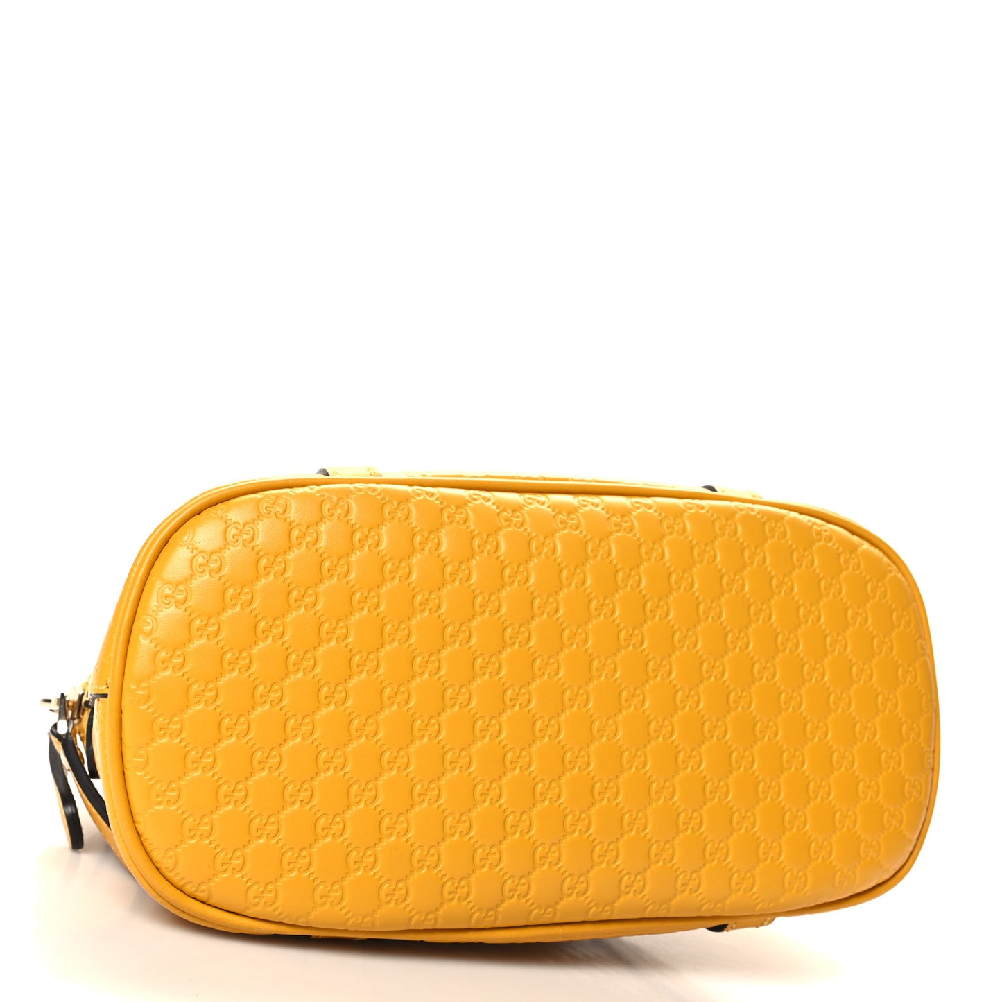 Soft Microguccissima Mini Dome Bag New Buttercup