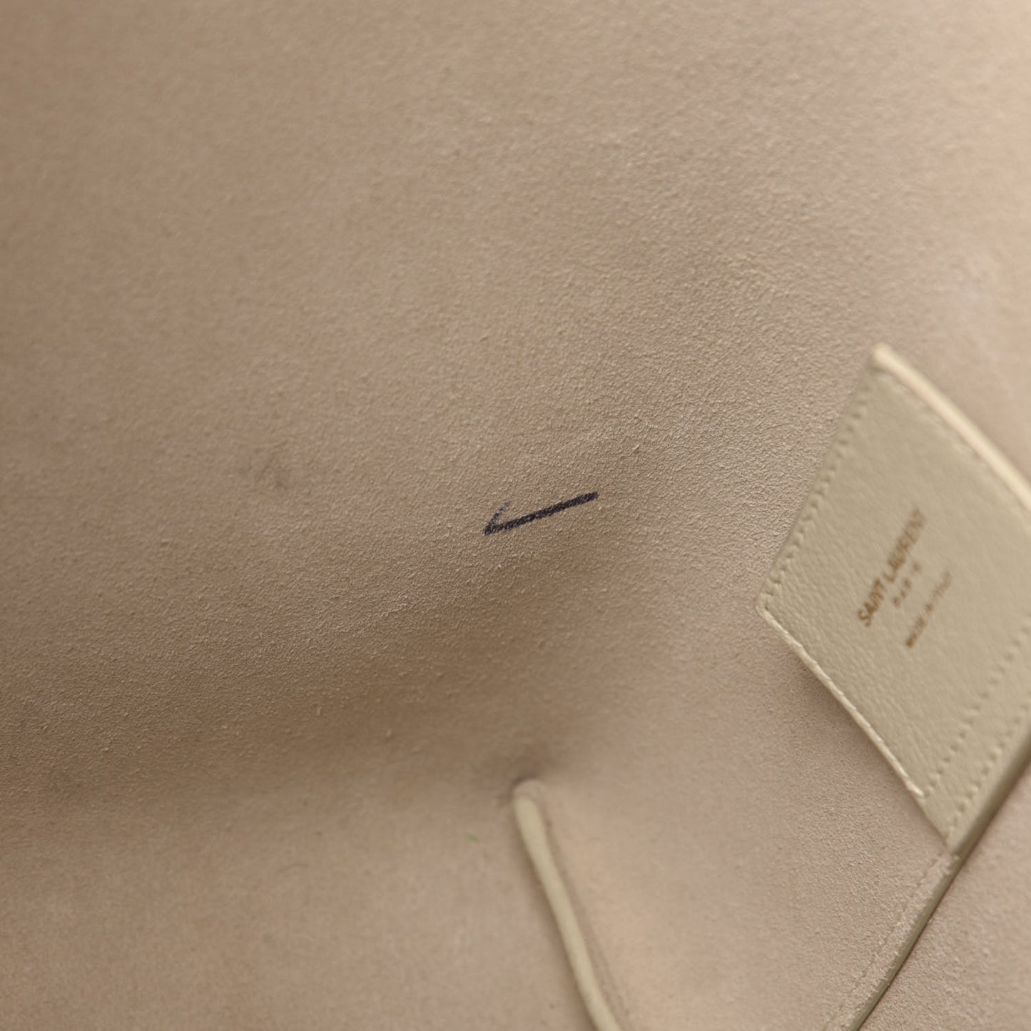 Calfskin Large Shopping Tote Porcellana