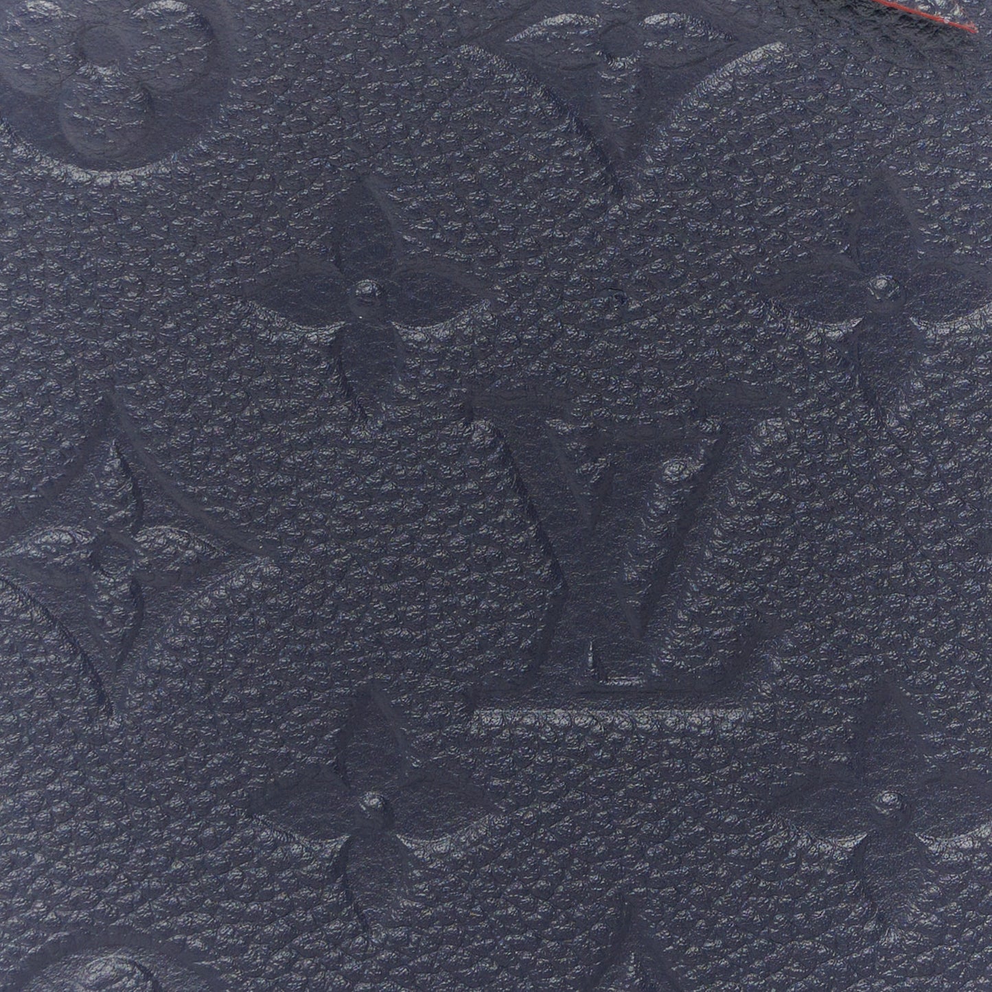 Empreinte Felicie Chain Wallet Zippered Insert Marine Rouge