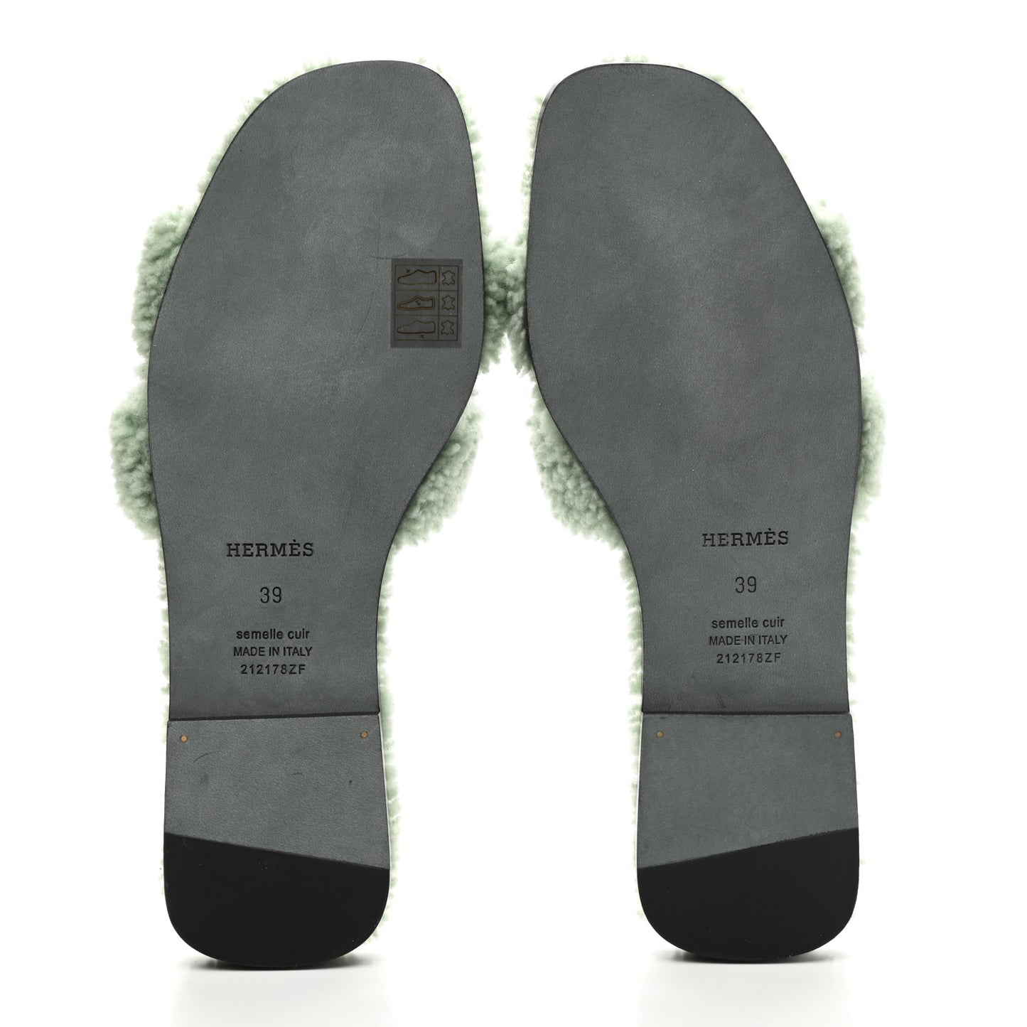 Woolskin Oran Sandals 39 Vert D'Eau