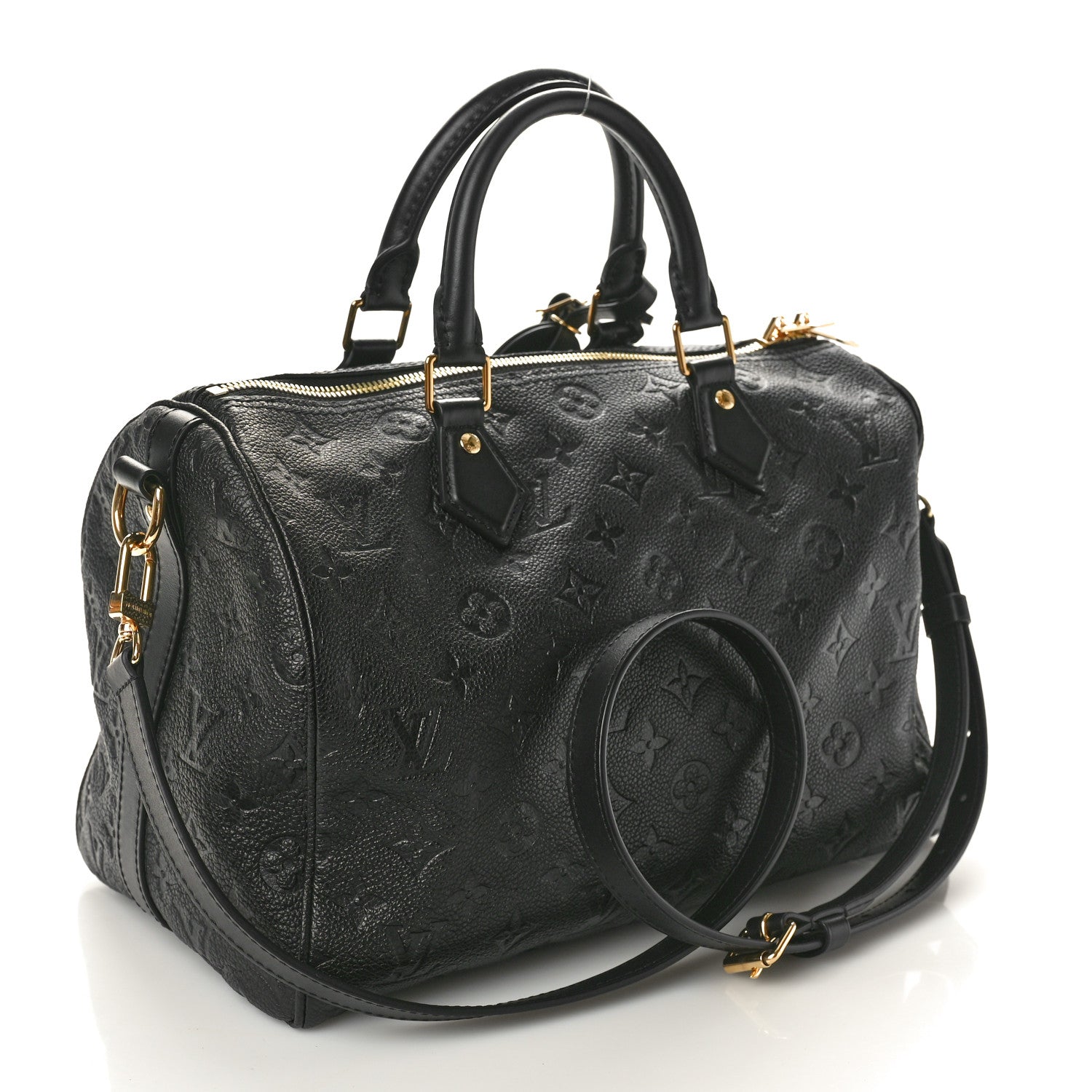 Louis Vuitton Empreinte Monogram Speedy Soft 30 Black 3 of 9