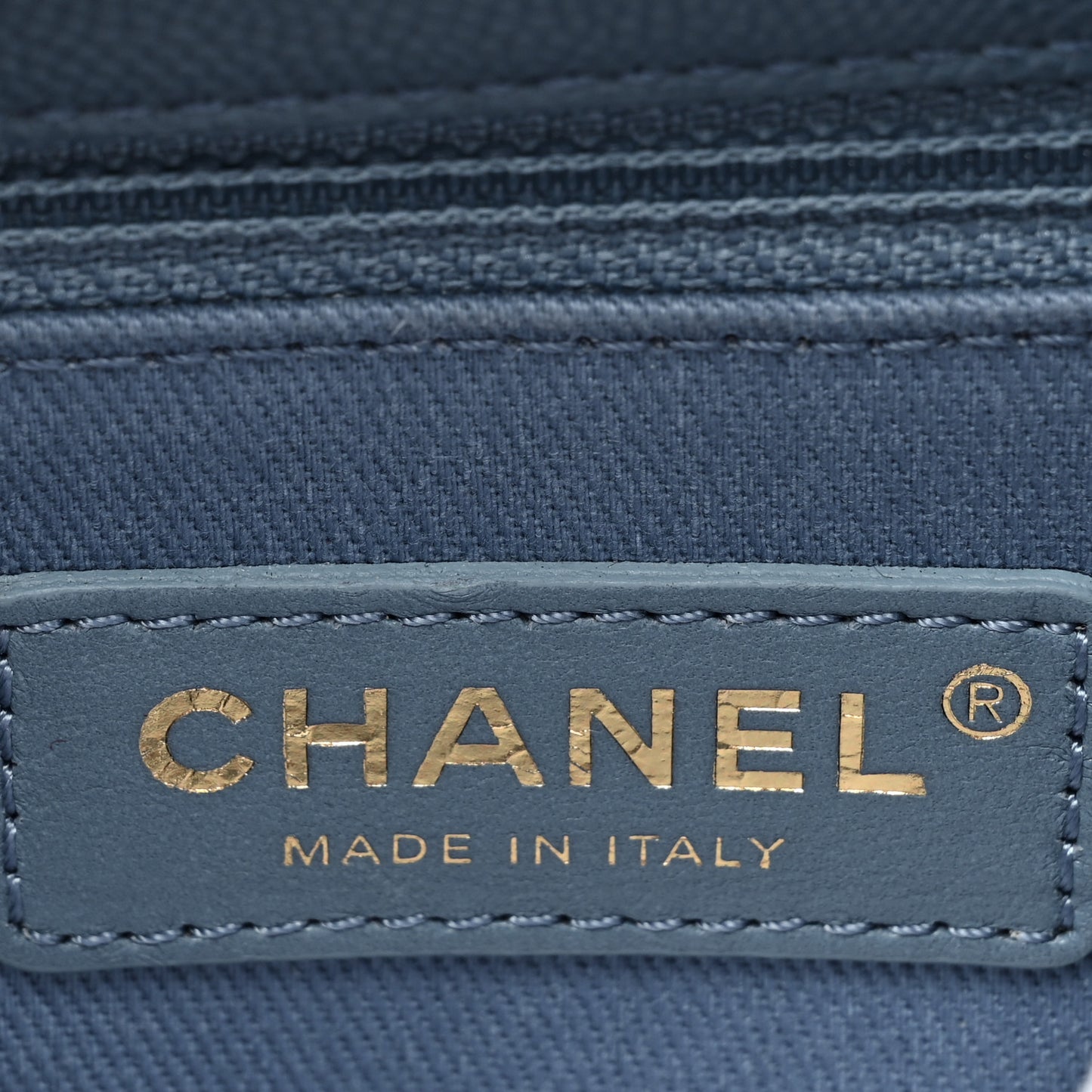 Caviar Quilted Mini Coco Handle Flap Blue