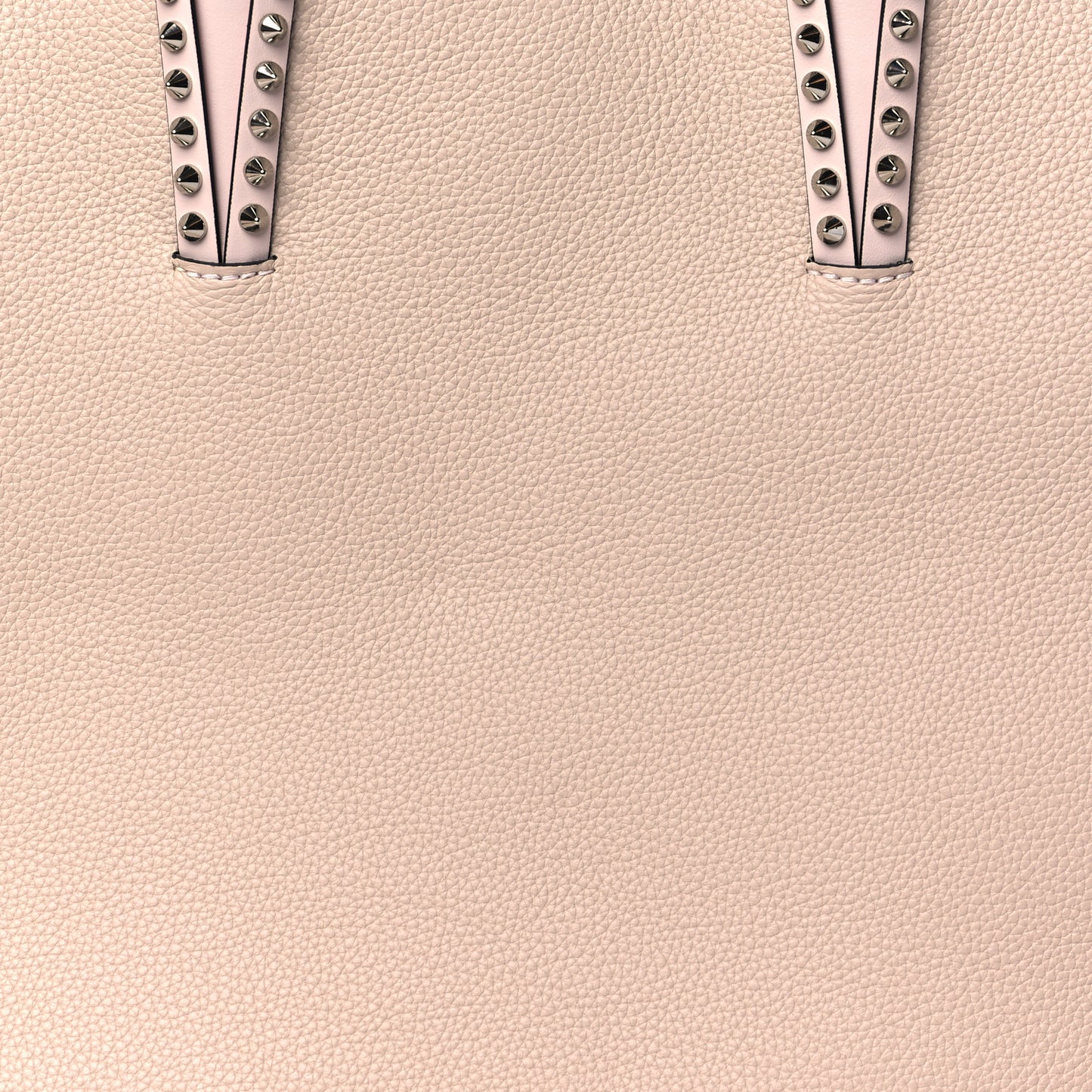 Calfskin Spikes East West Cabata Tote Ballerina