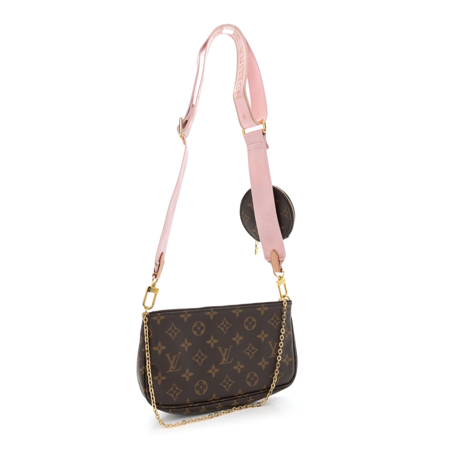 Monogram Multi Pochette Accessories Rose Clair