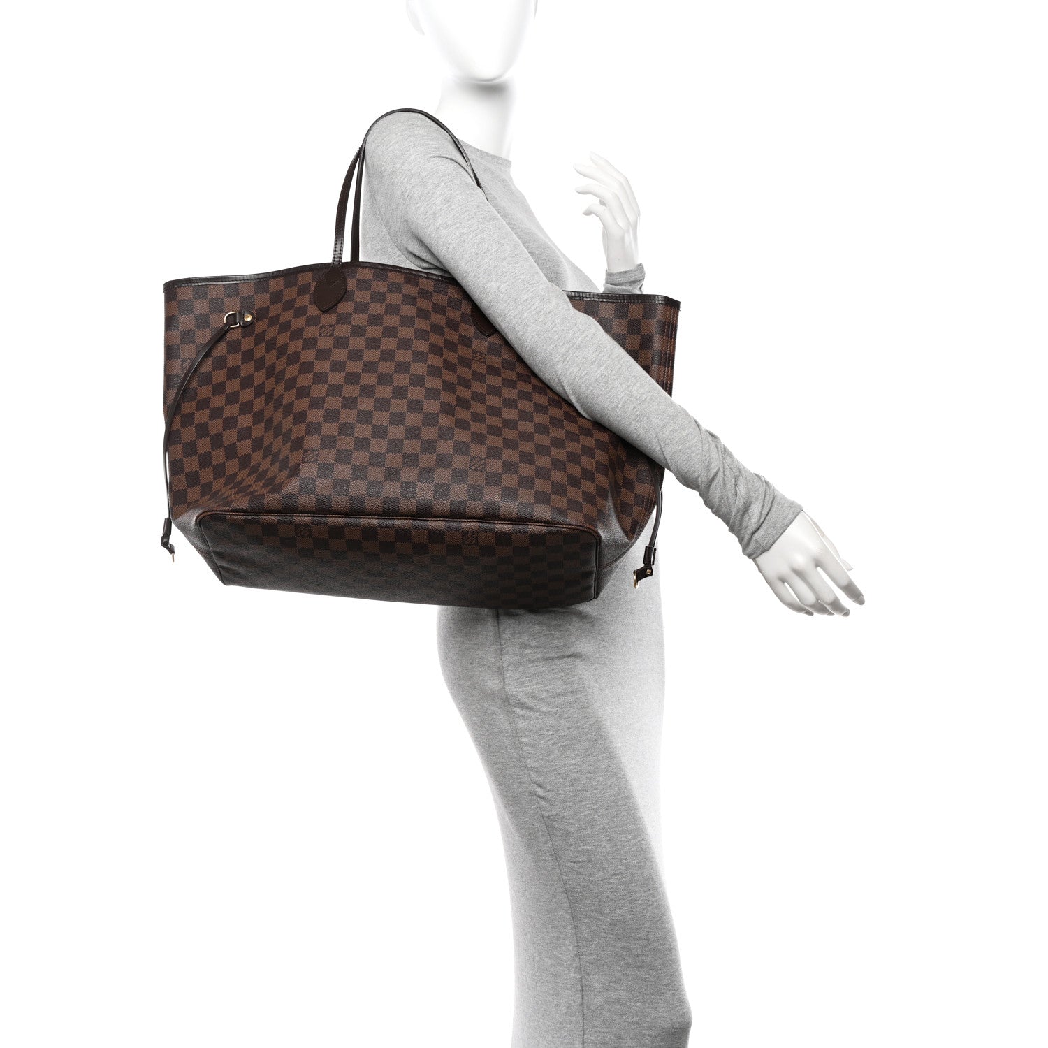 Louis Vuitton Damier Ebene Neverfull GM 2 of 10