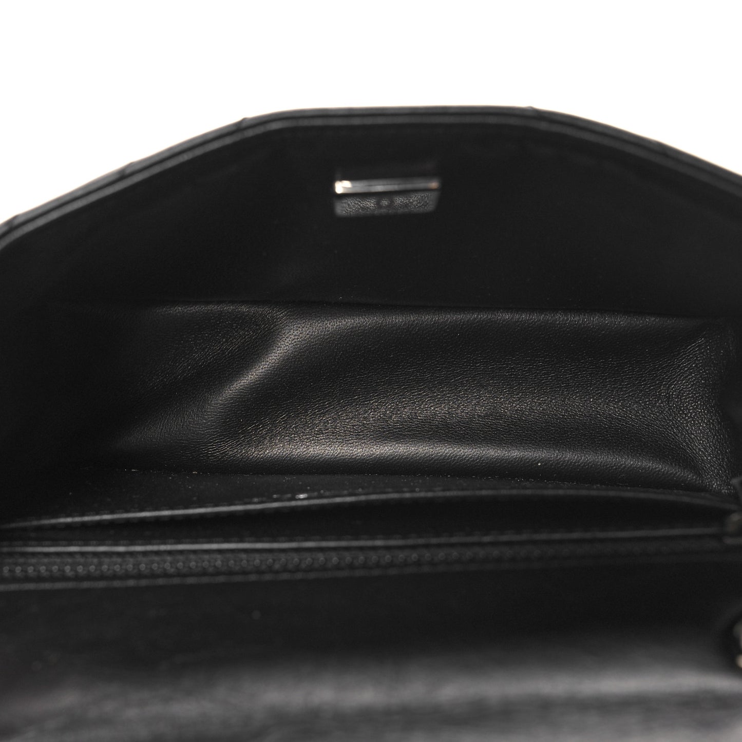 Aged Calfskin Chevron Quilted 2.55 Reissue Mini Flap So Black
