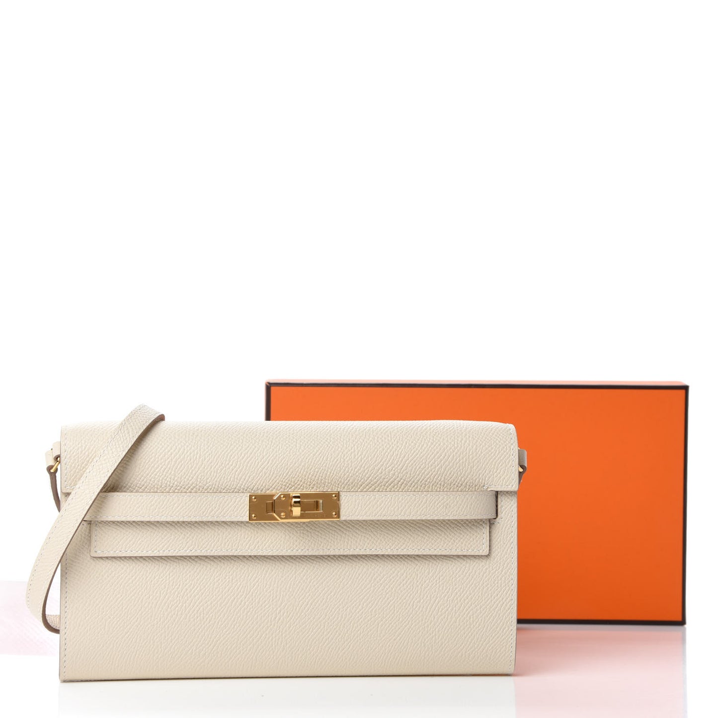 Epsom Kelly Wallet To Go Craie