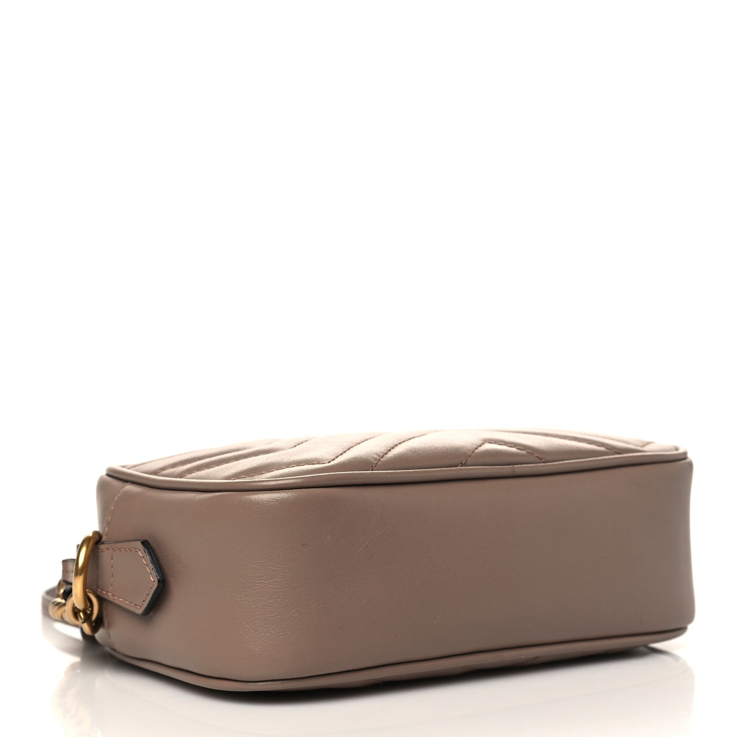 Calfskin Matelasse Mini GG Marmont Chain Shoulder Bag Porcelain Rose