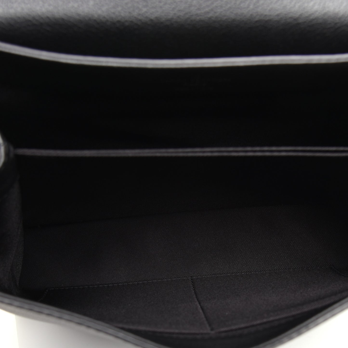 Soft Calfskin Lockme II Top Handle Black