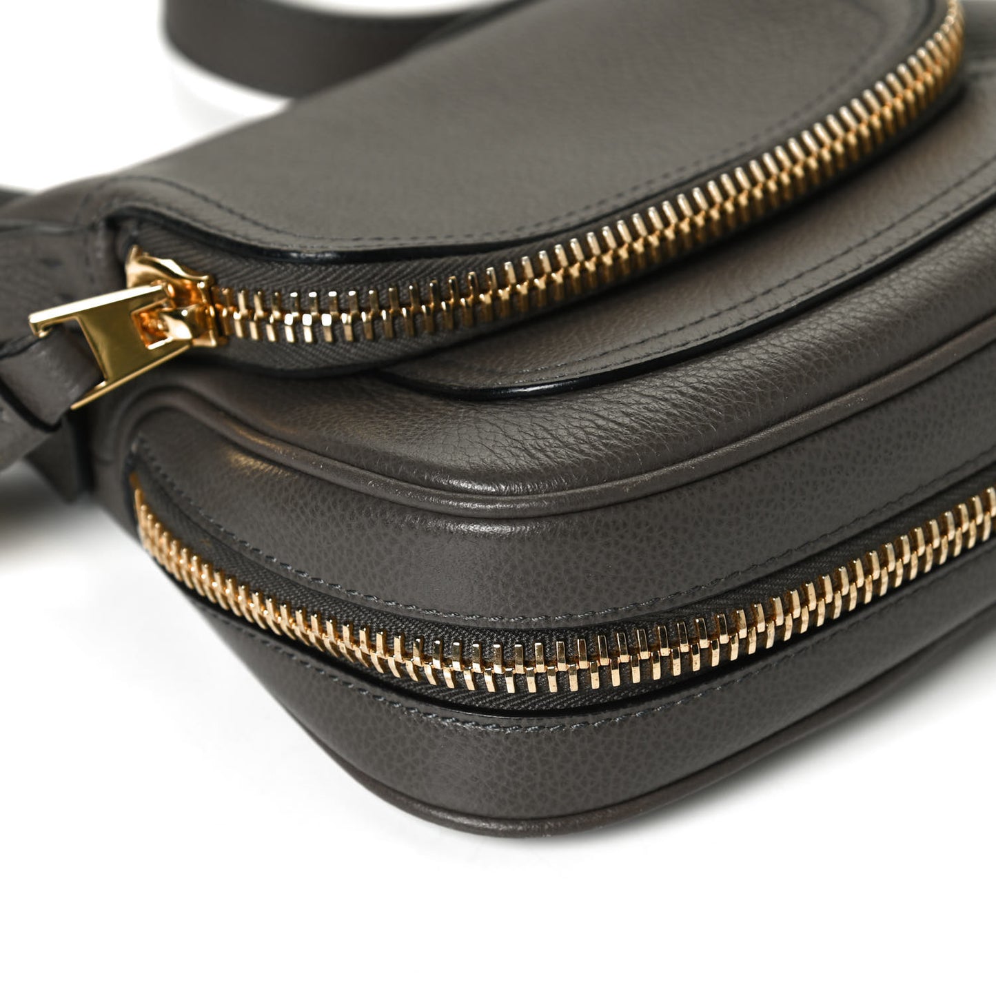 Calfskin Mini Jennifer Crossbody Bag Grey