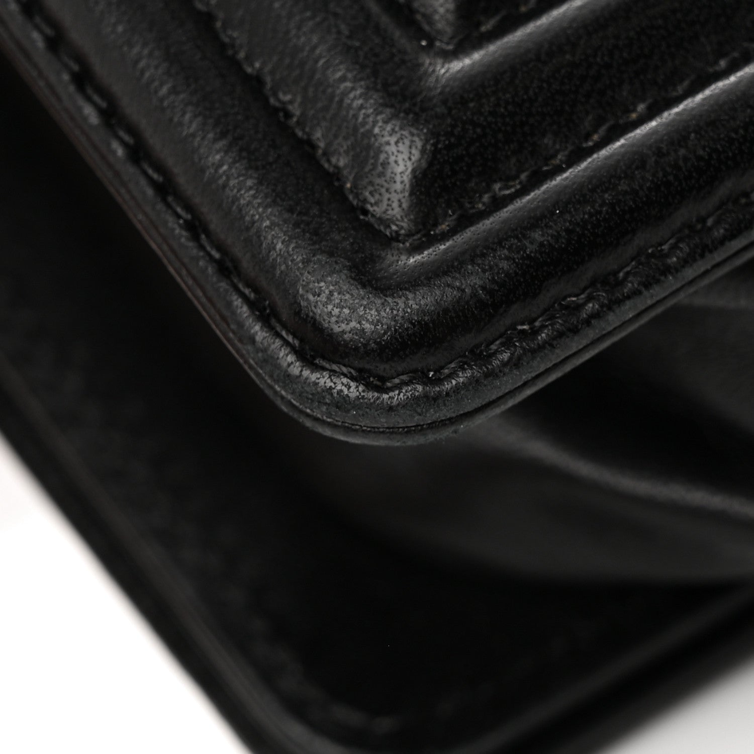 Chanel Lambskin Quilted Medium Boy Flap Black 16 of 18