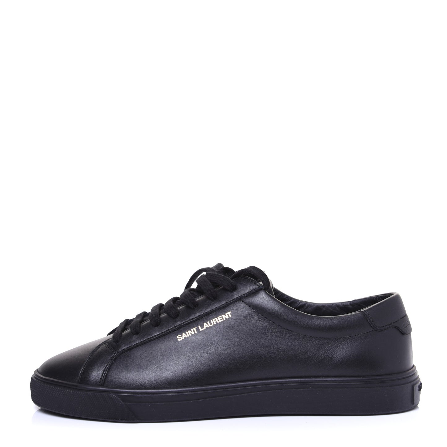 Calfskin Womens Andy Low Top Sneakers 38 Black