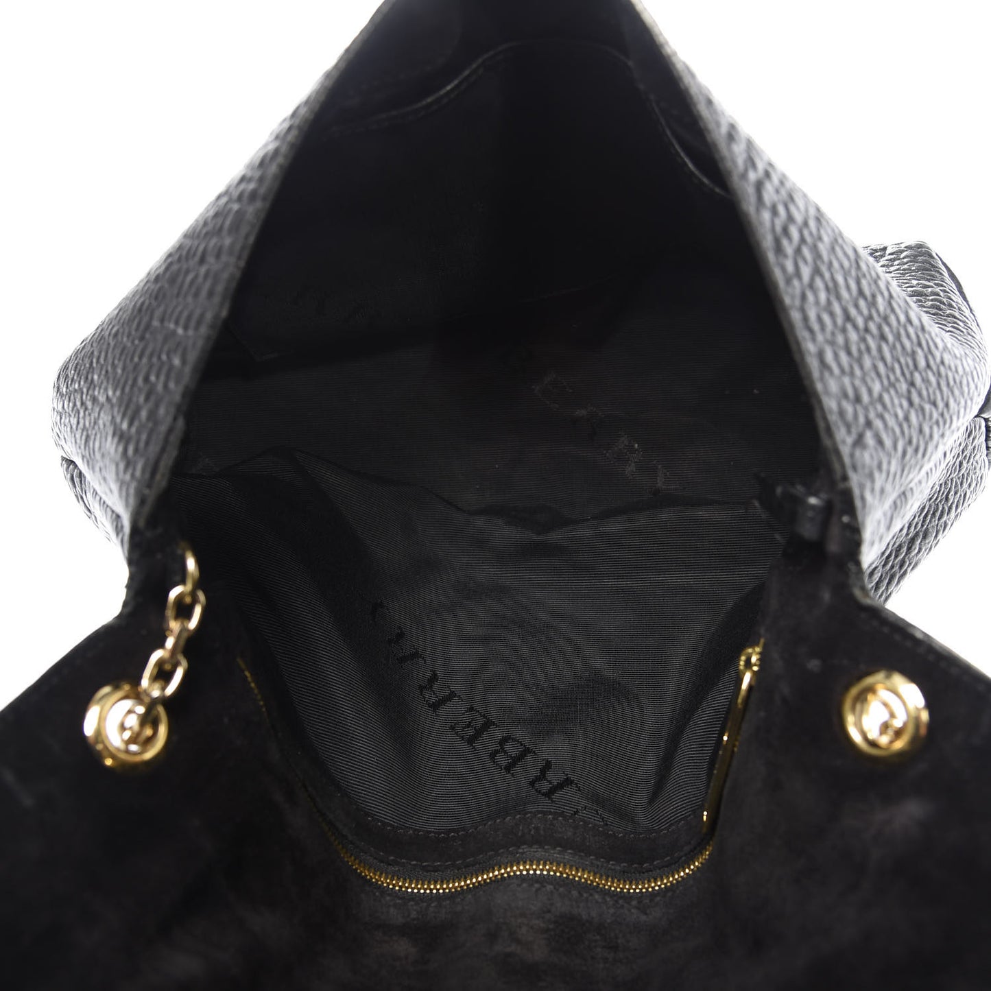 Signature Grain Large Mildenhall Shoulder Bag Black