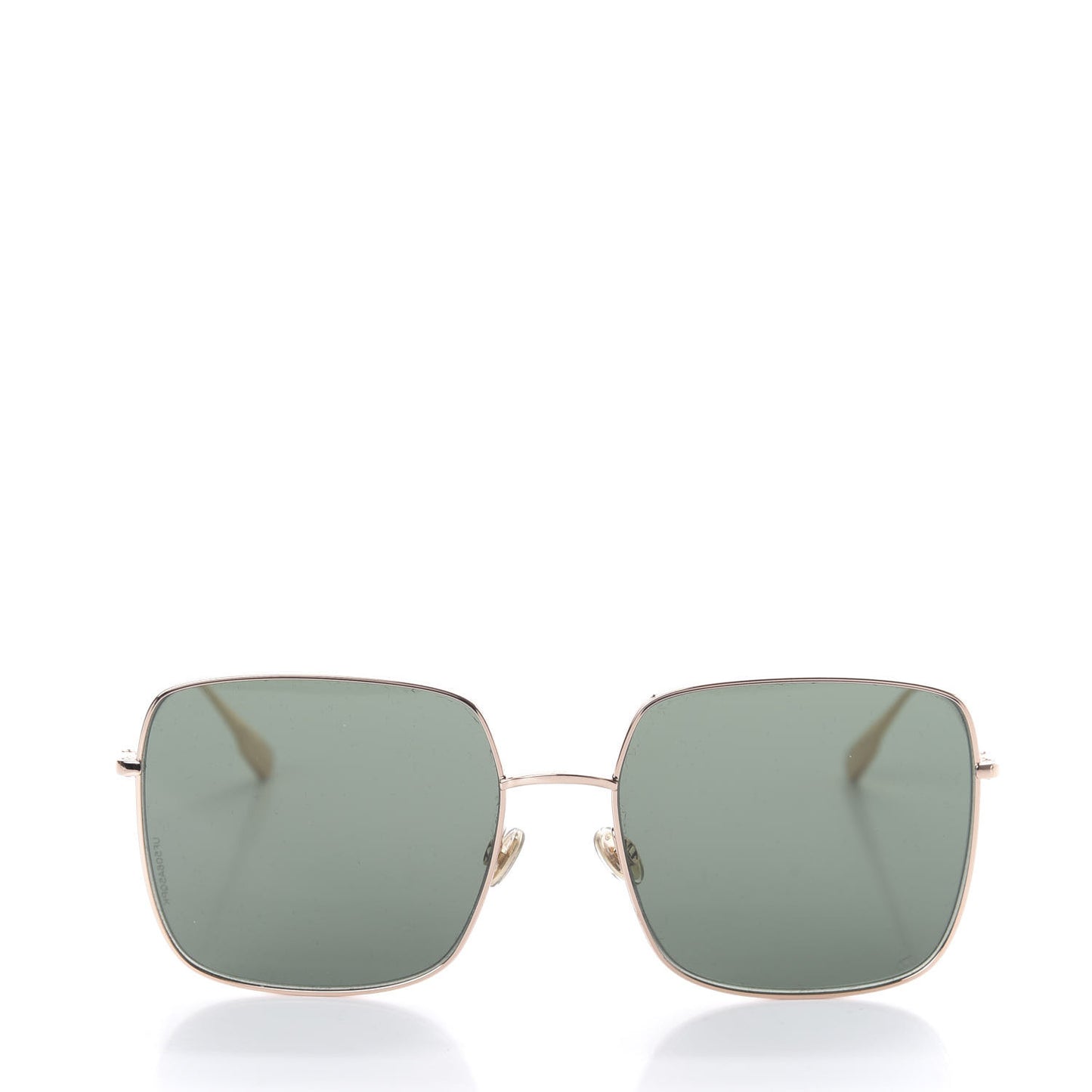 Metal DiorStellaire 1 Sunglasses Rose Gold Green