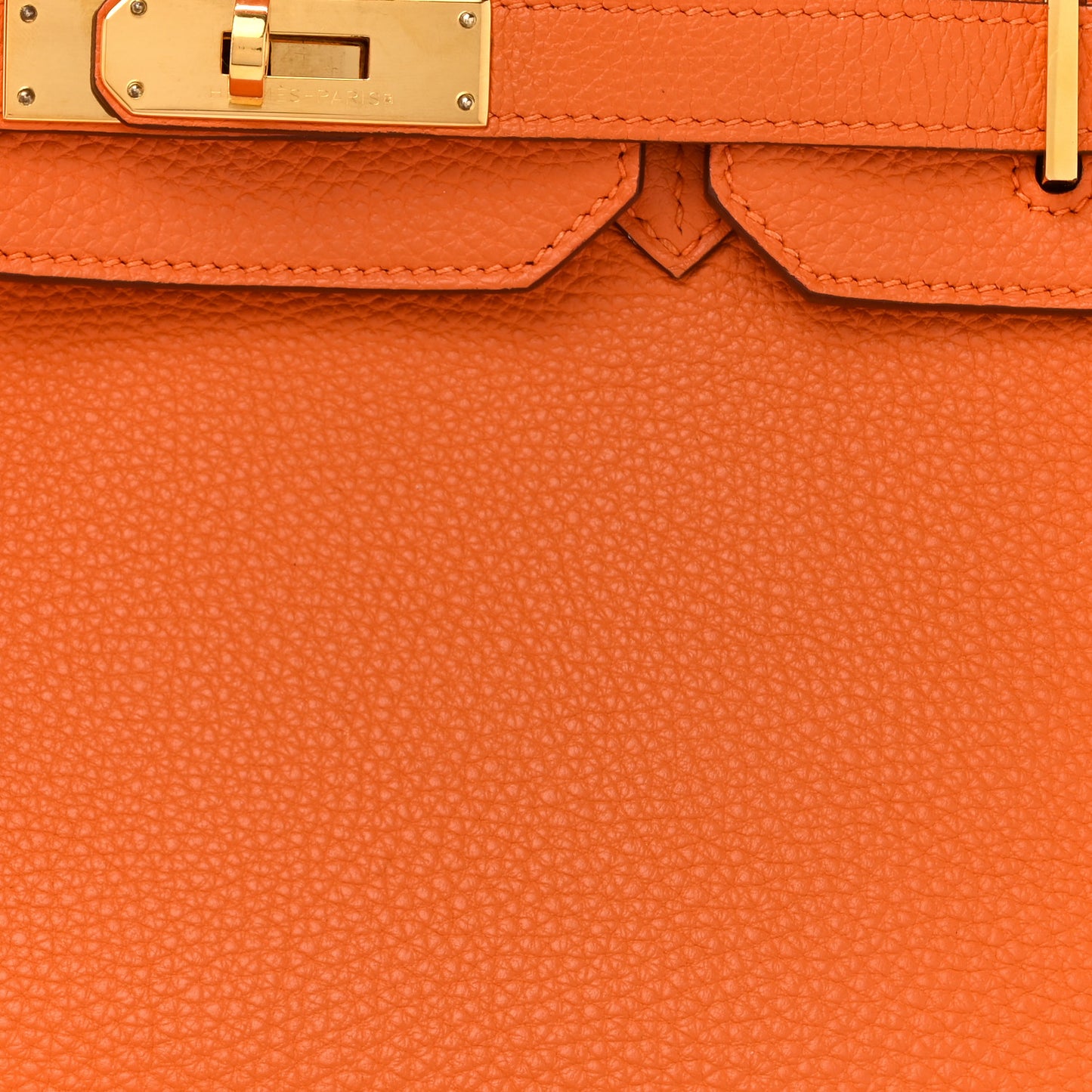Togo Birkin 35 Orange