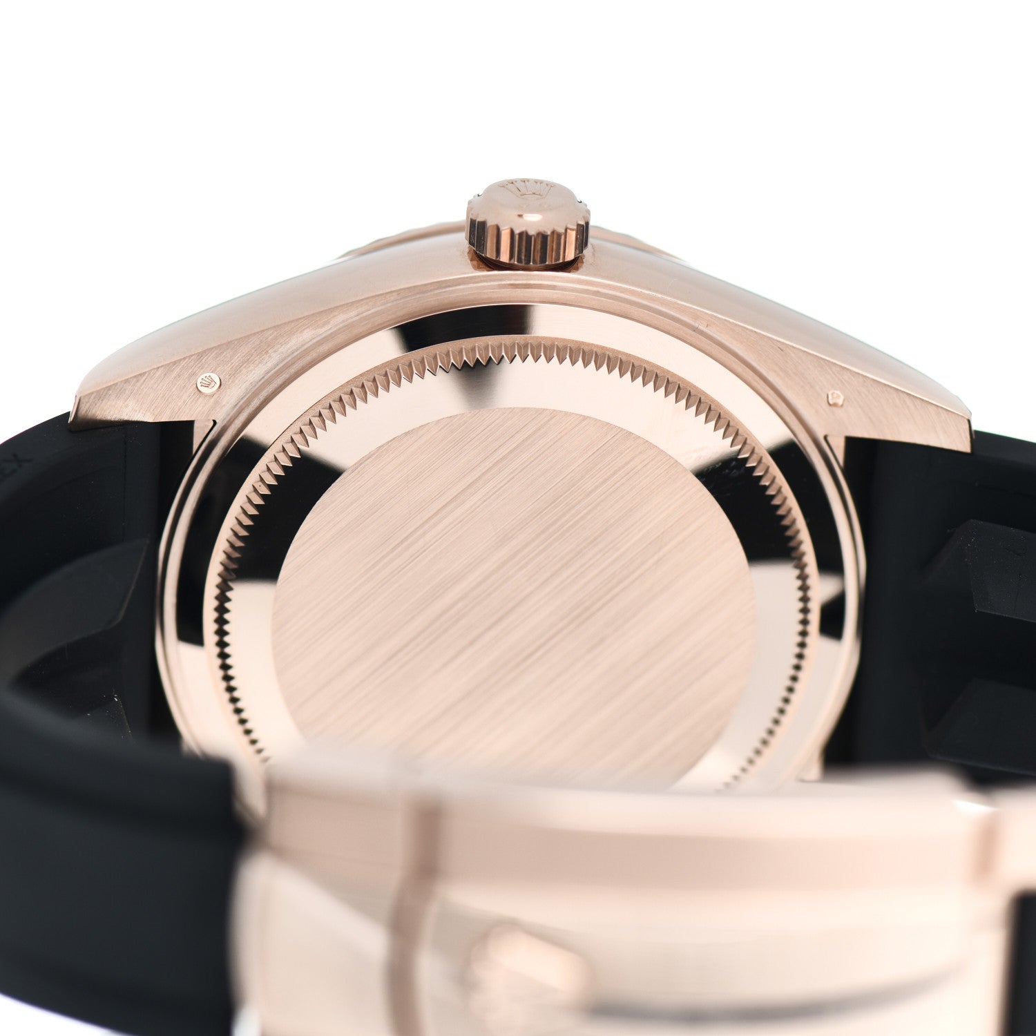 Rolex 18K Everose Gold Oysterflex 42mm Oyster Perpetual Sky-Dweller Watch White 326235 4 of 5