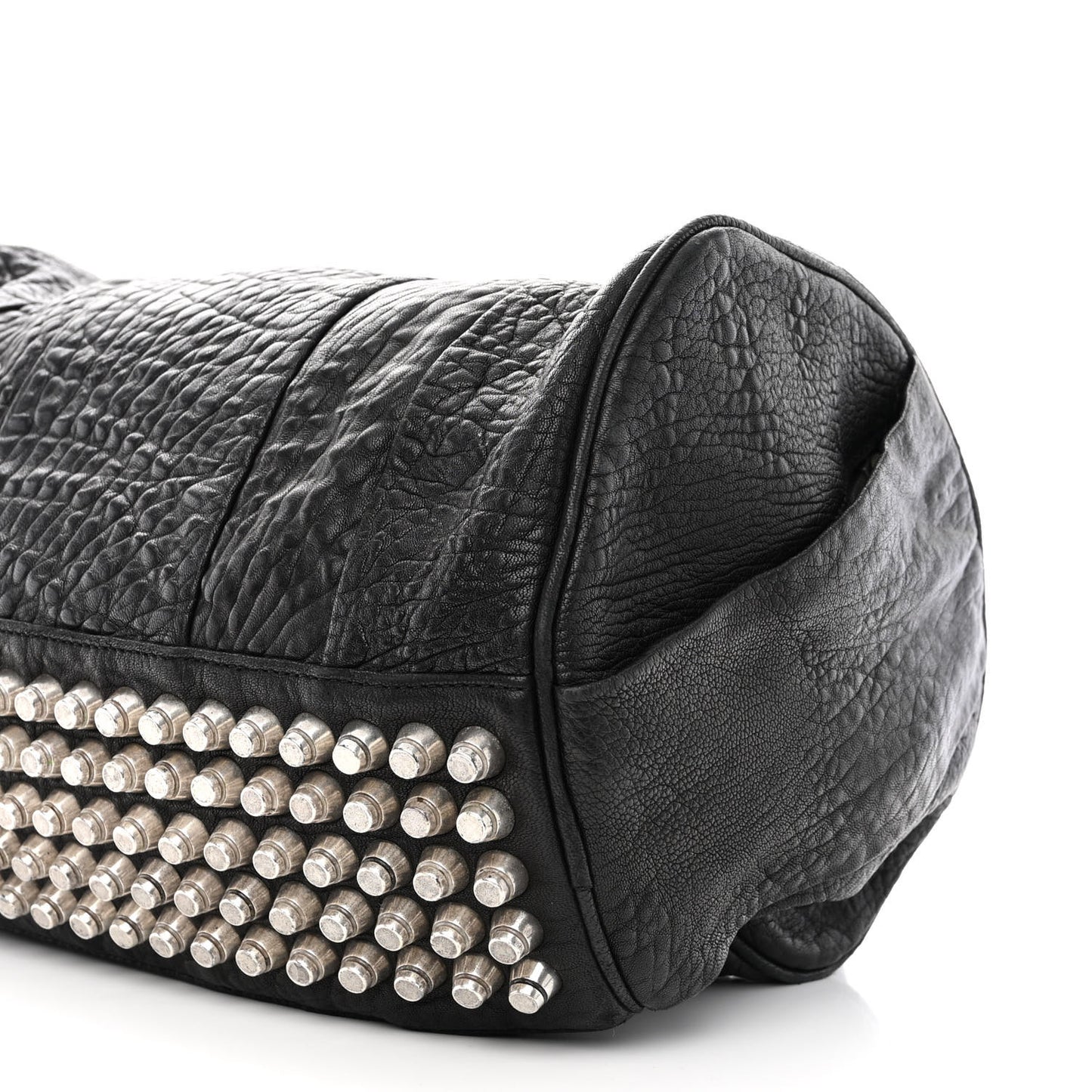 Pebbled Lambskin Rockie Black Nickel Hardware