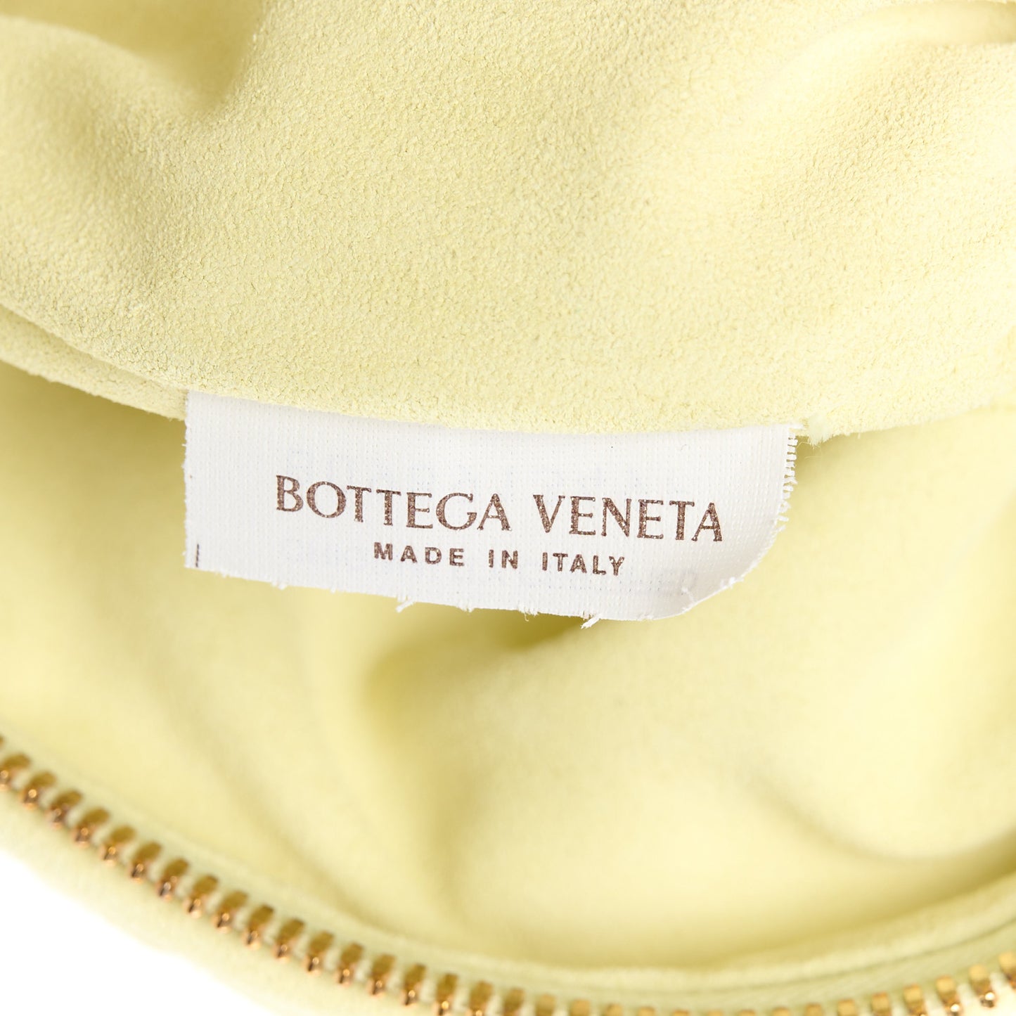 Suede Calfskin Intrecciato Teen Jodie Hobo Lemon Wash