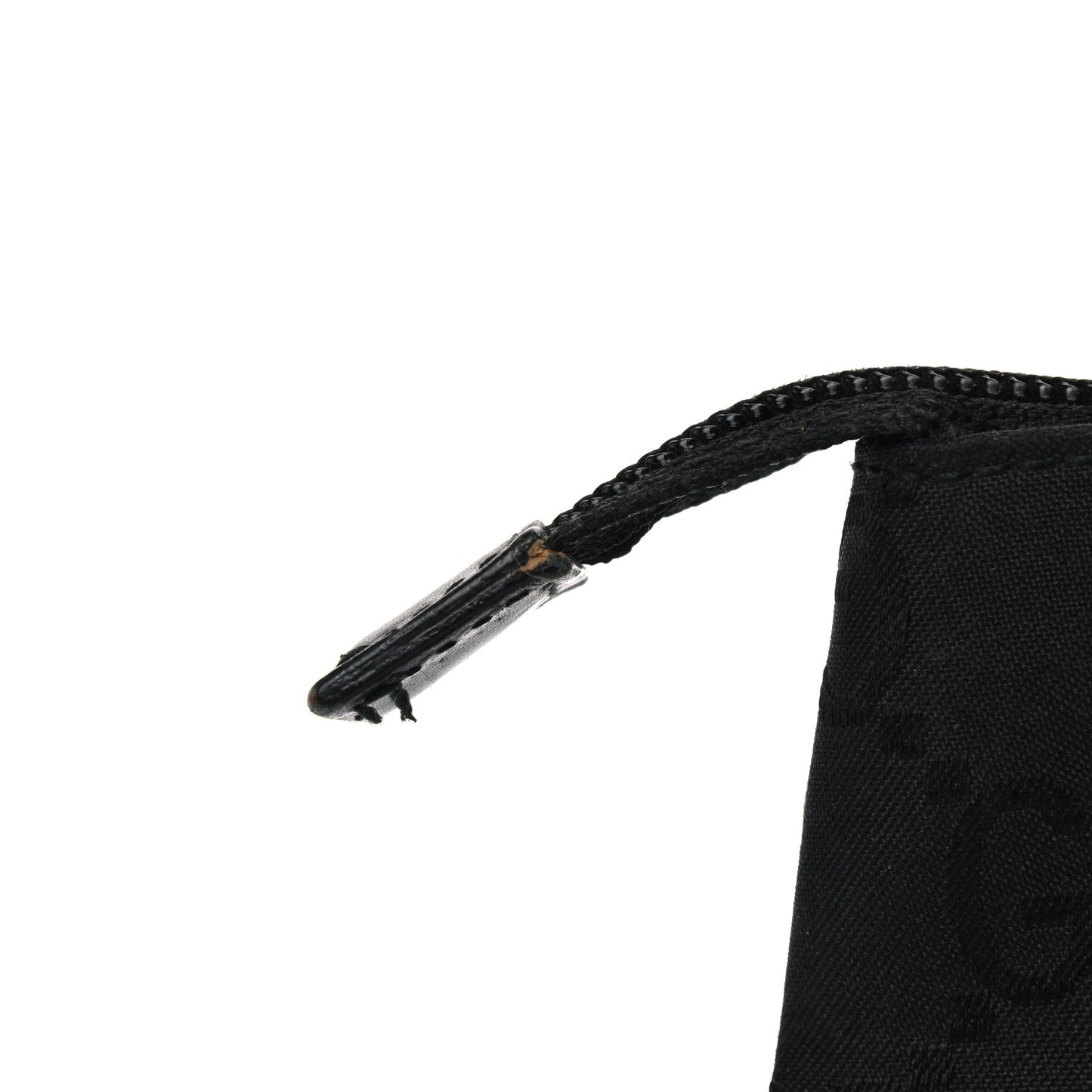 Nylon Monogram Cosmetic Pouch Black