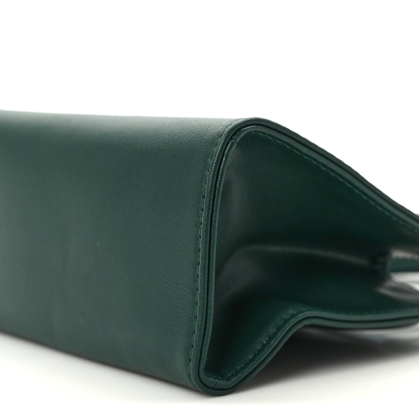 Vegan Leather Small Shopping Bag Dark Olive