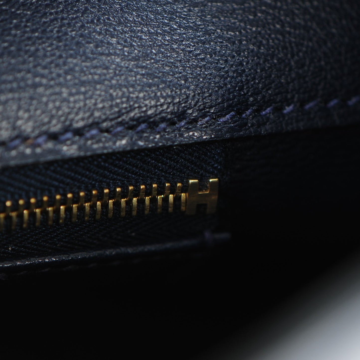 Shiny Porosus Crocodile Birkin 35 Bleu Abysse