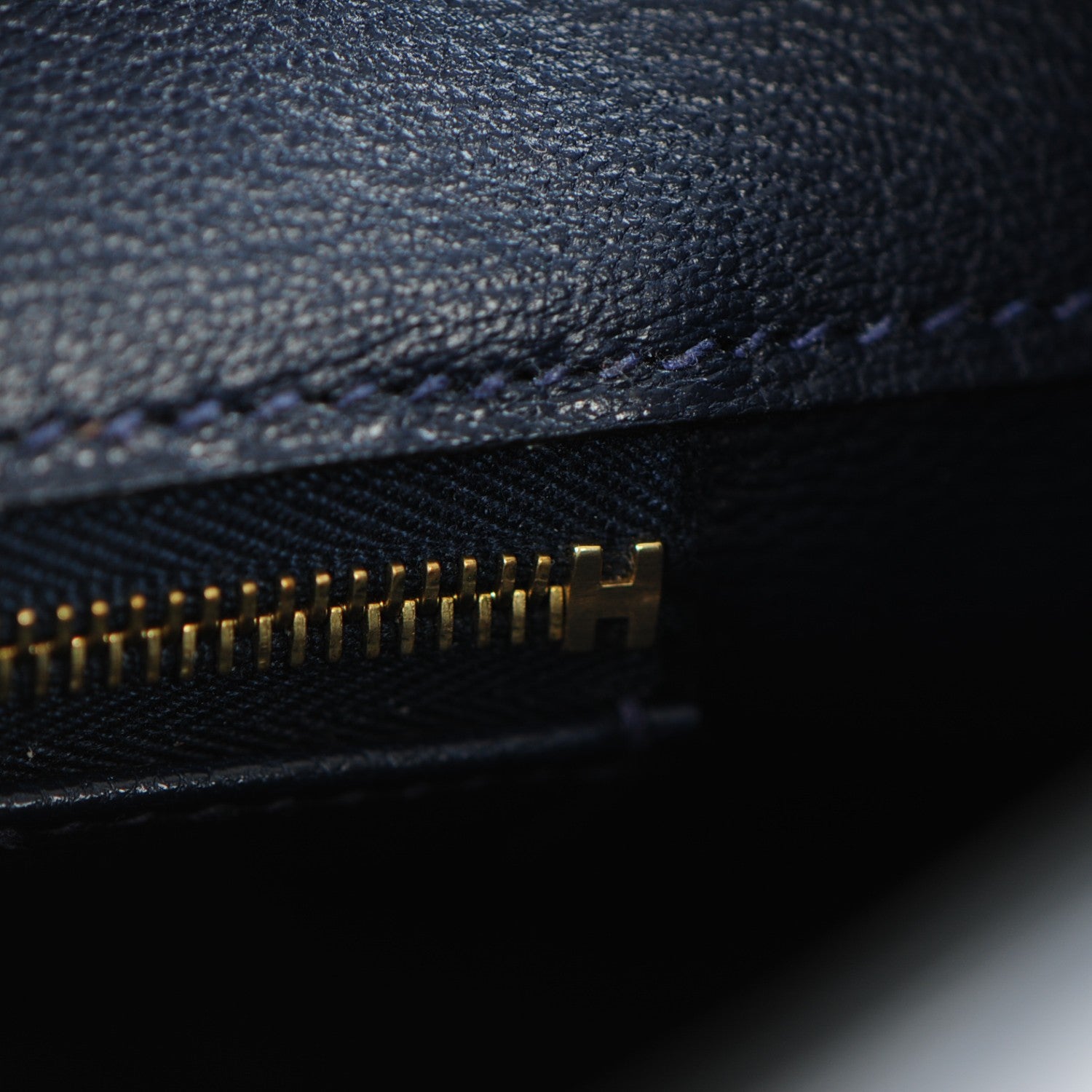 Hermes Shiny Porosus Crocodile Birkin 35 Bleu Abysse 20 of 27