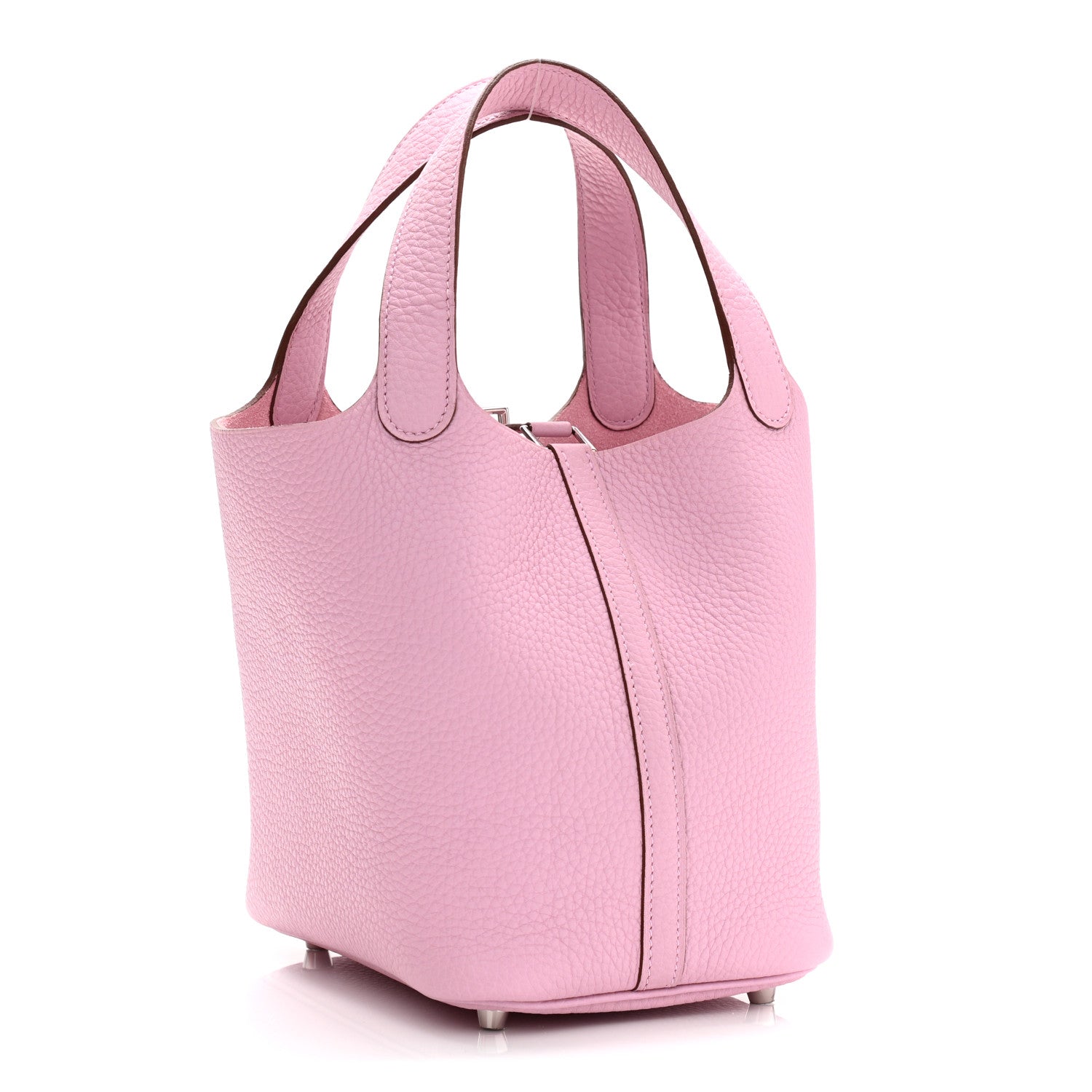 Hermes Taurillon Clemence Picotin Lock 18 PM Mauve Sylvestre 3 of 11