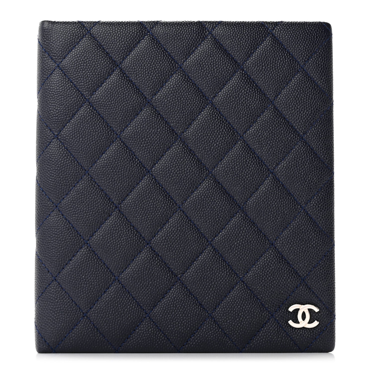 Chanel Caviar Quilted Notebook Navy Blue 1 of 9