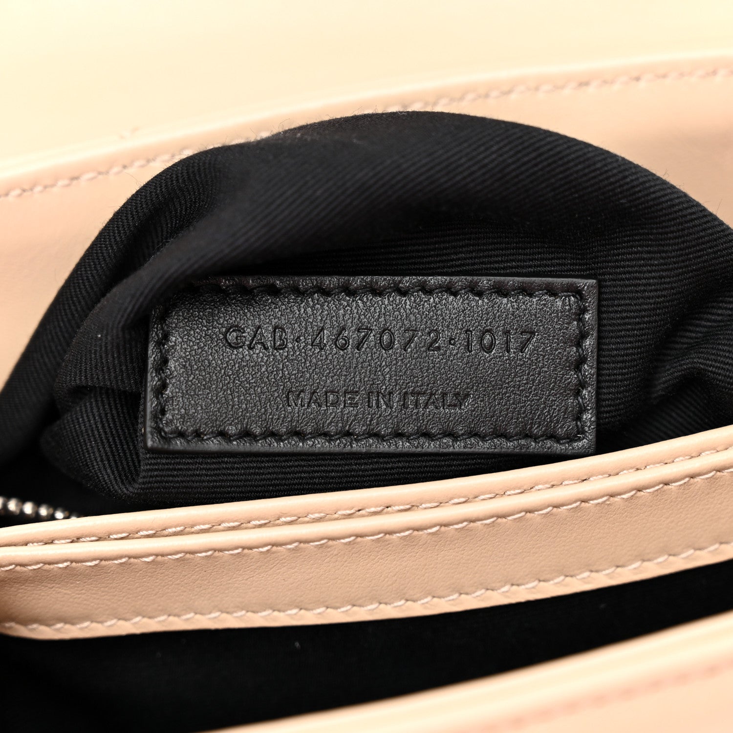 Saint Laurent Calfskin Y Quilted Monogram Toy Loulou Crossbody Bag Nude Powder 7 of 13