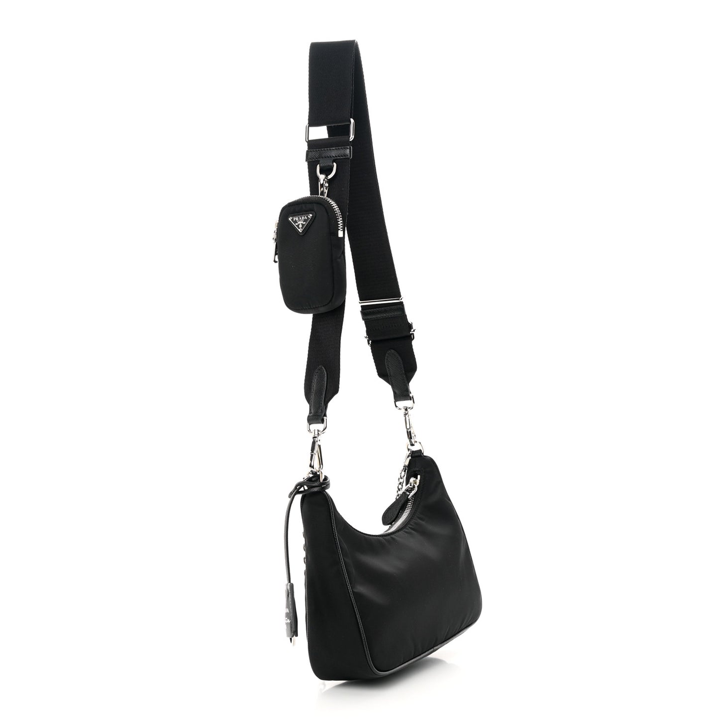 Nylon Re-Edition 2005 Shoulder Bag Black